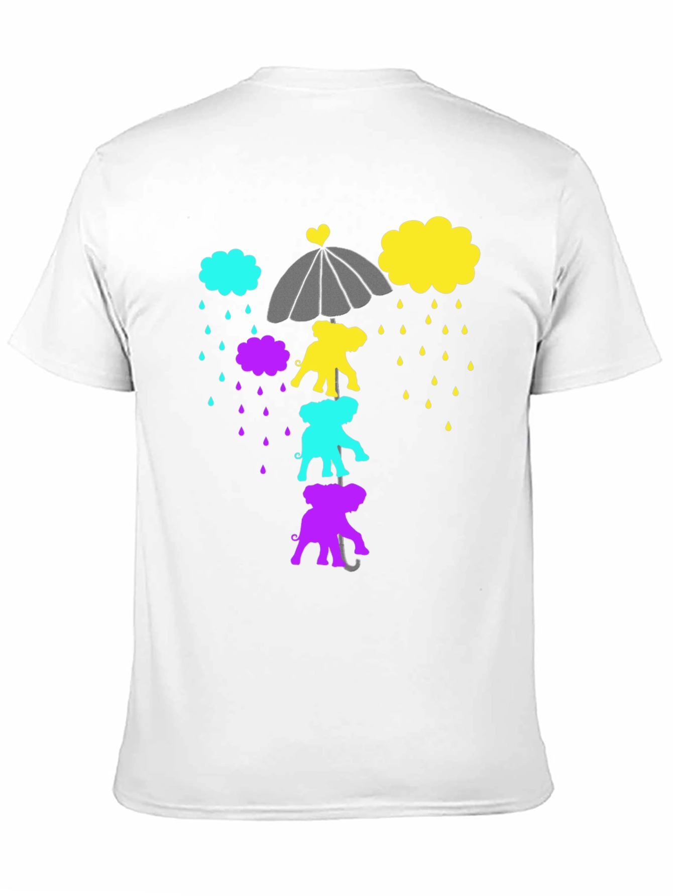 Elephant Rain Black Graphic Tee