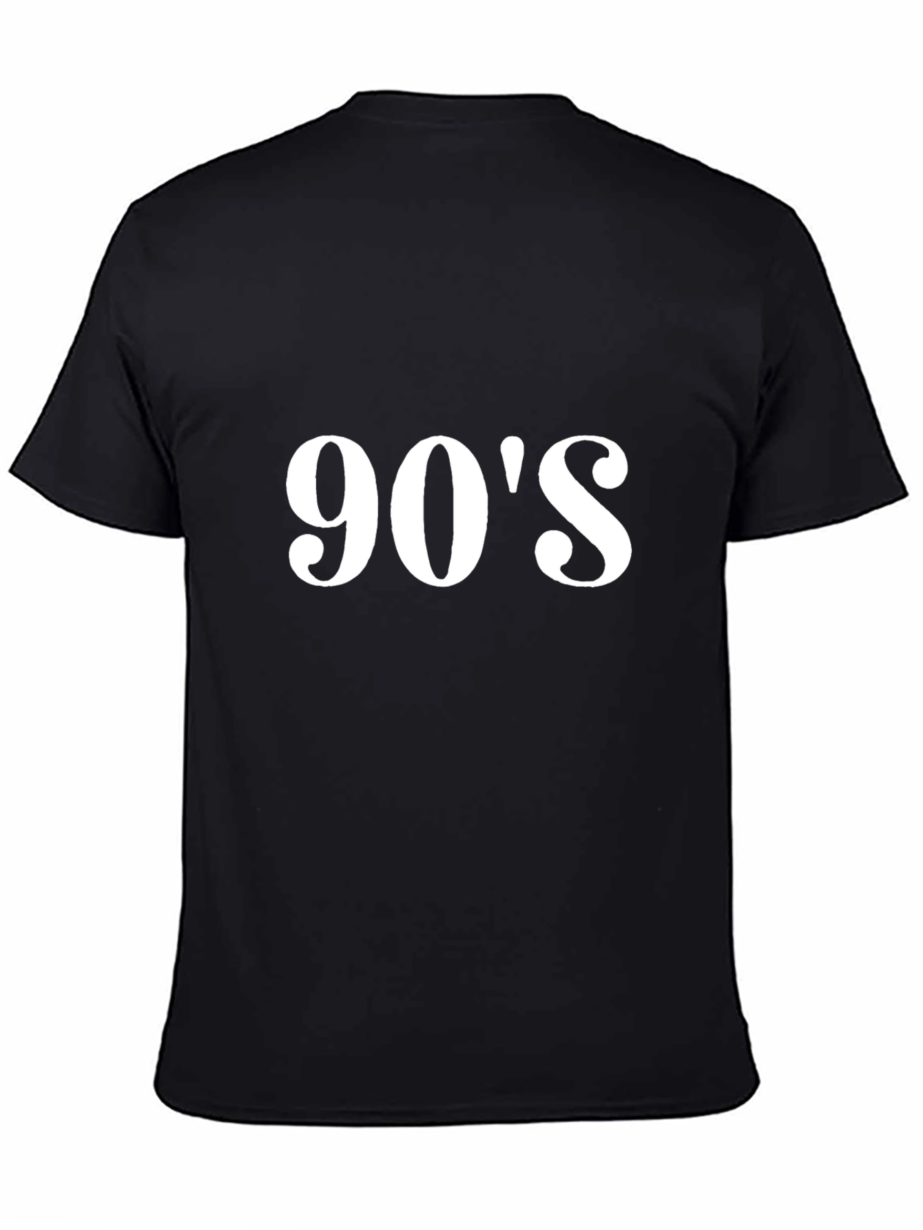 90s Throwback T-Shirt - Retro Style Black Tee