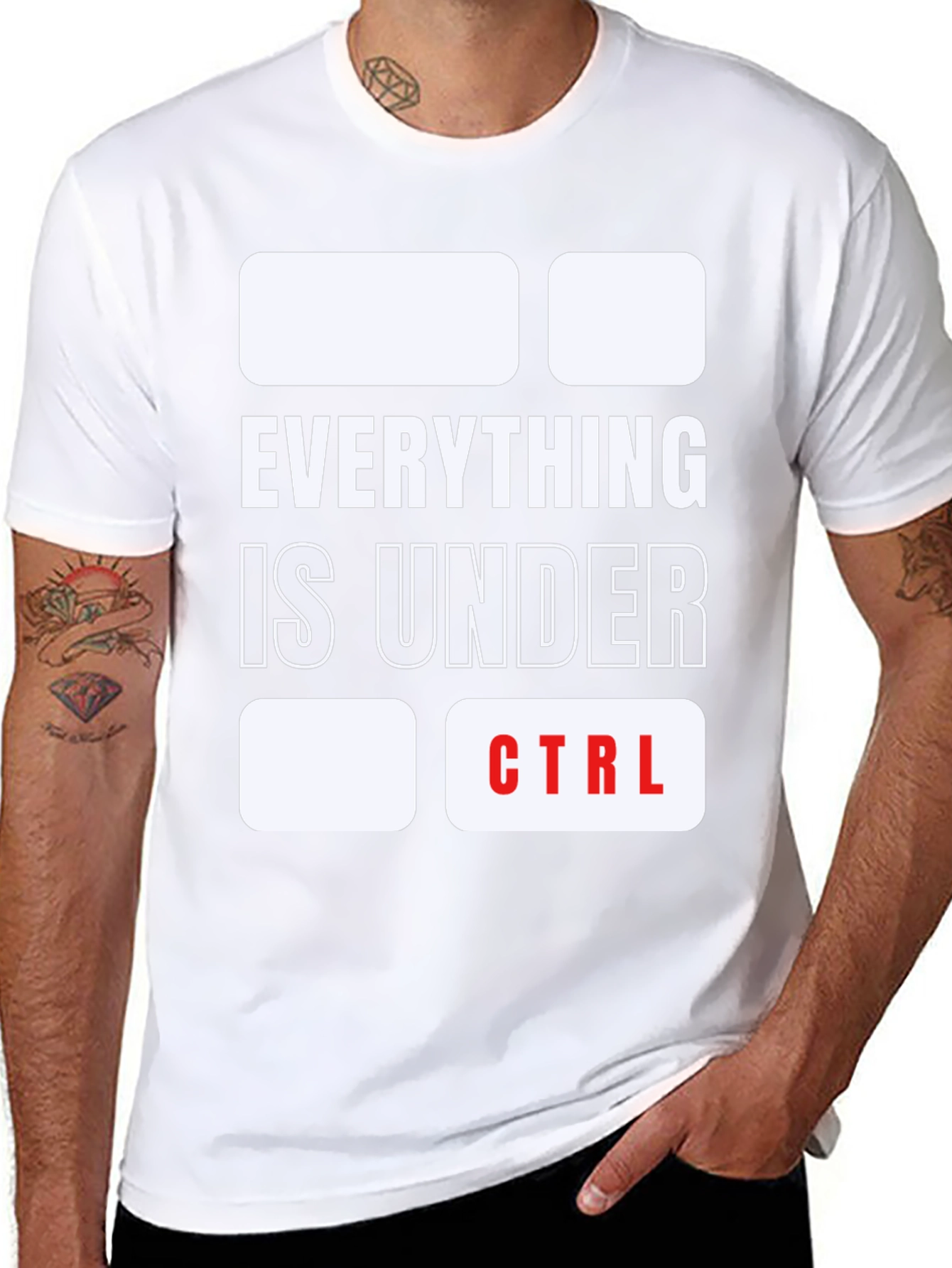 Everything Is Under CTRL Funny T-Shirt