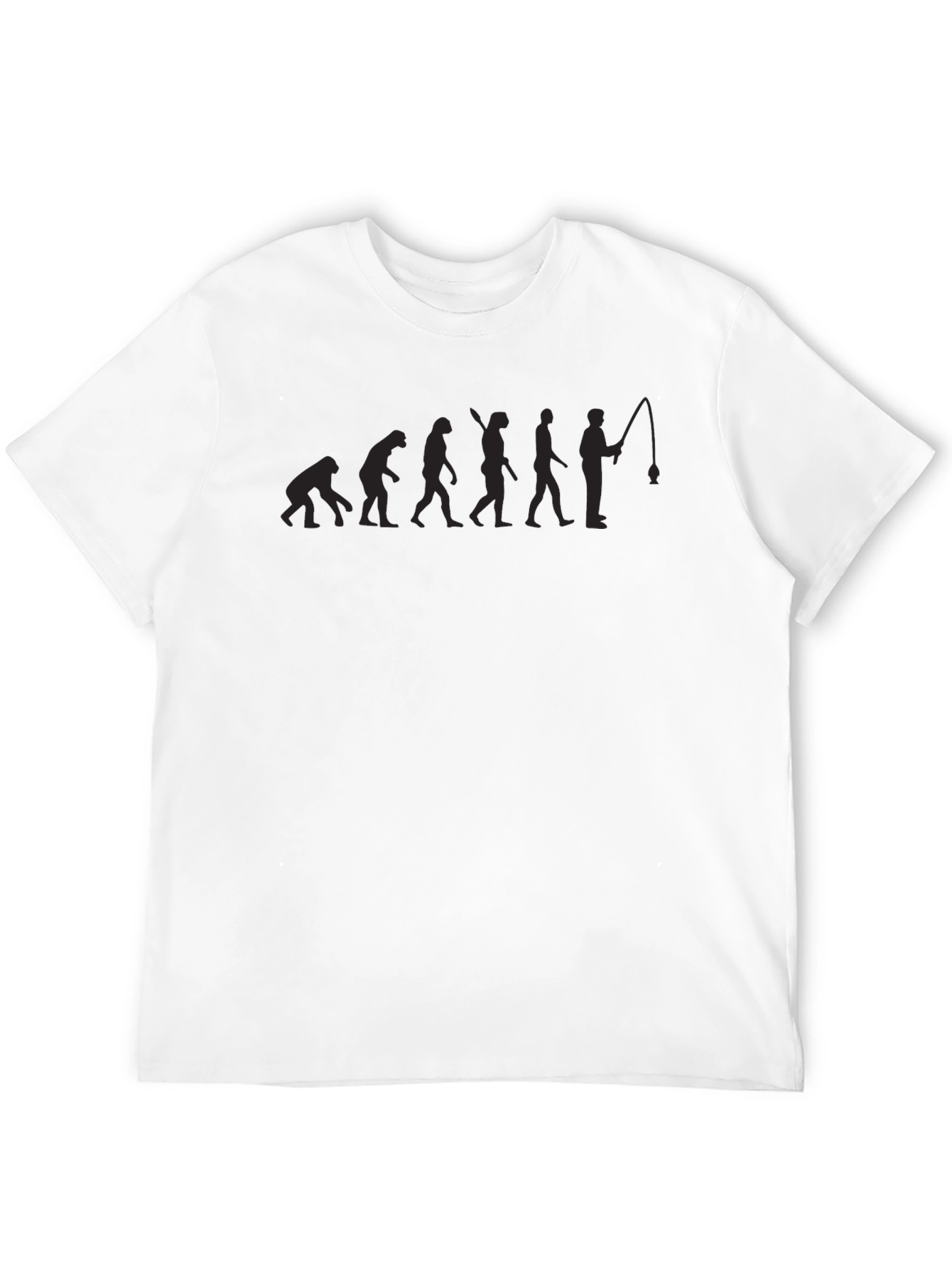 Evolution of Fishing T-Shirt - Funny Angler Tee