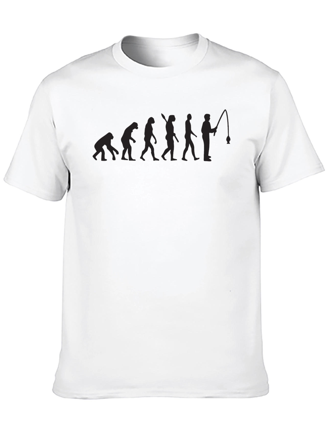 Evolution of Fishing T-Shirt - Funny Angler Tee
