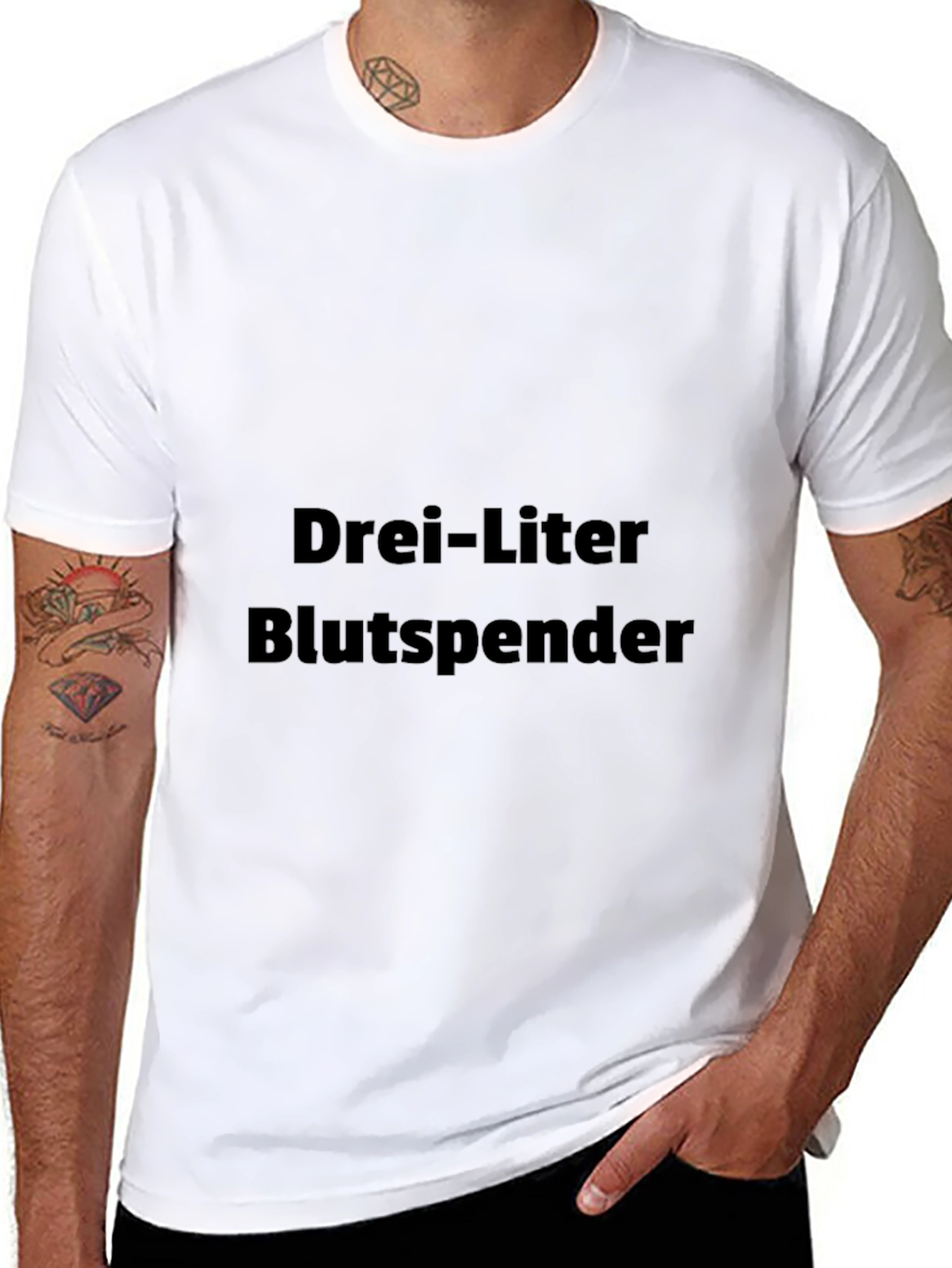 Drei-Liter Blutspender T-Shirt