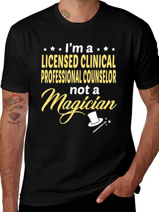 Counselor Not Magician T-Shirt - Therapy Humor Tee