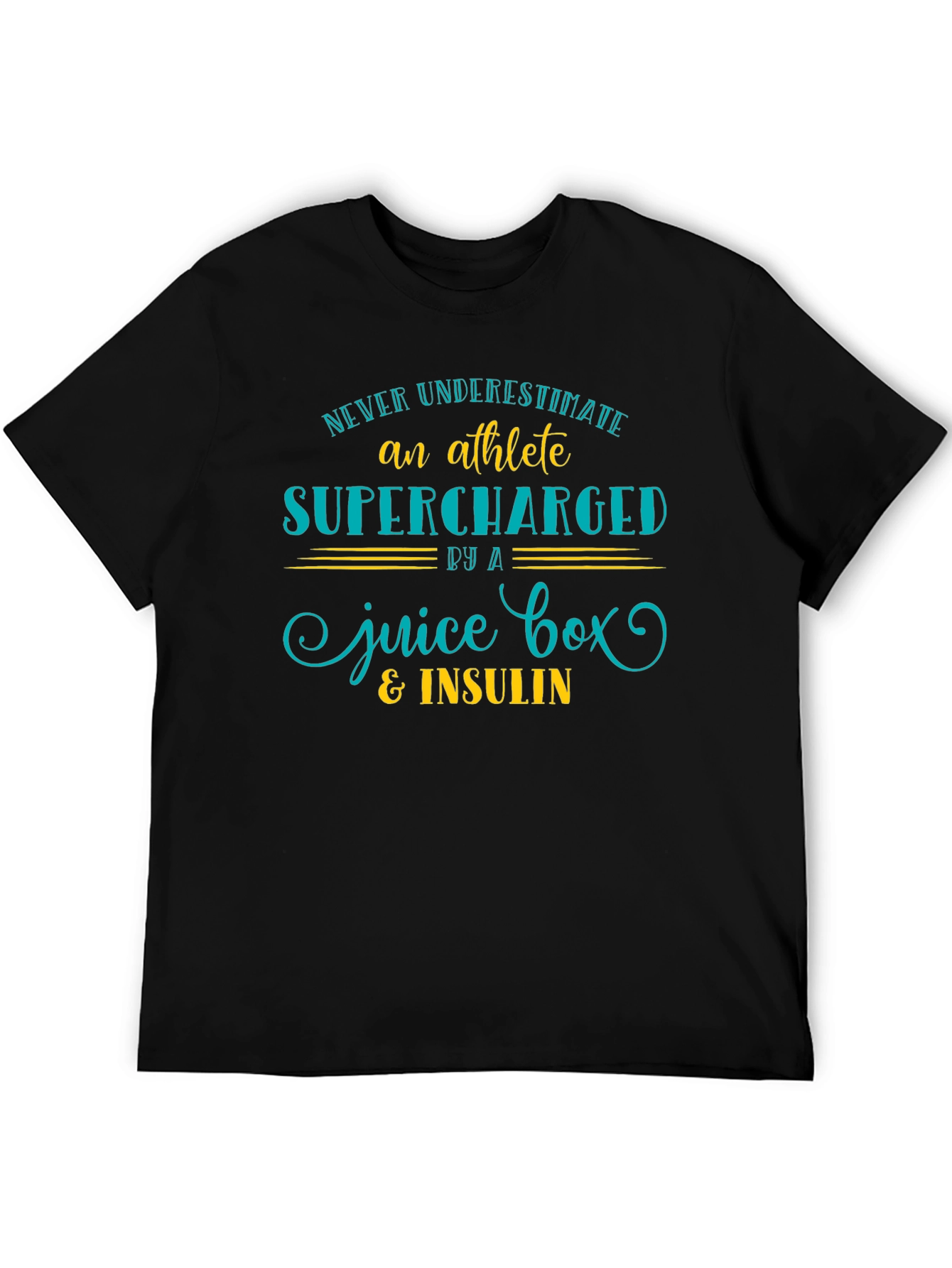 Athlete Supercharged Juice Box & Insulin T-Shirt