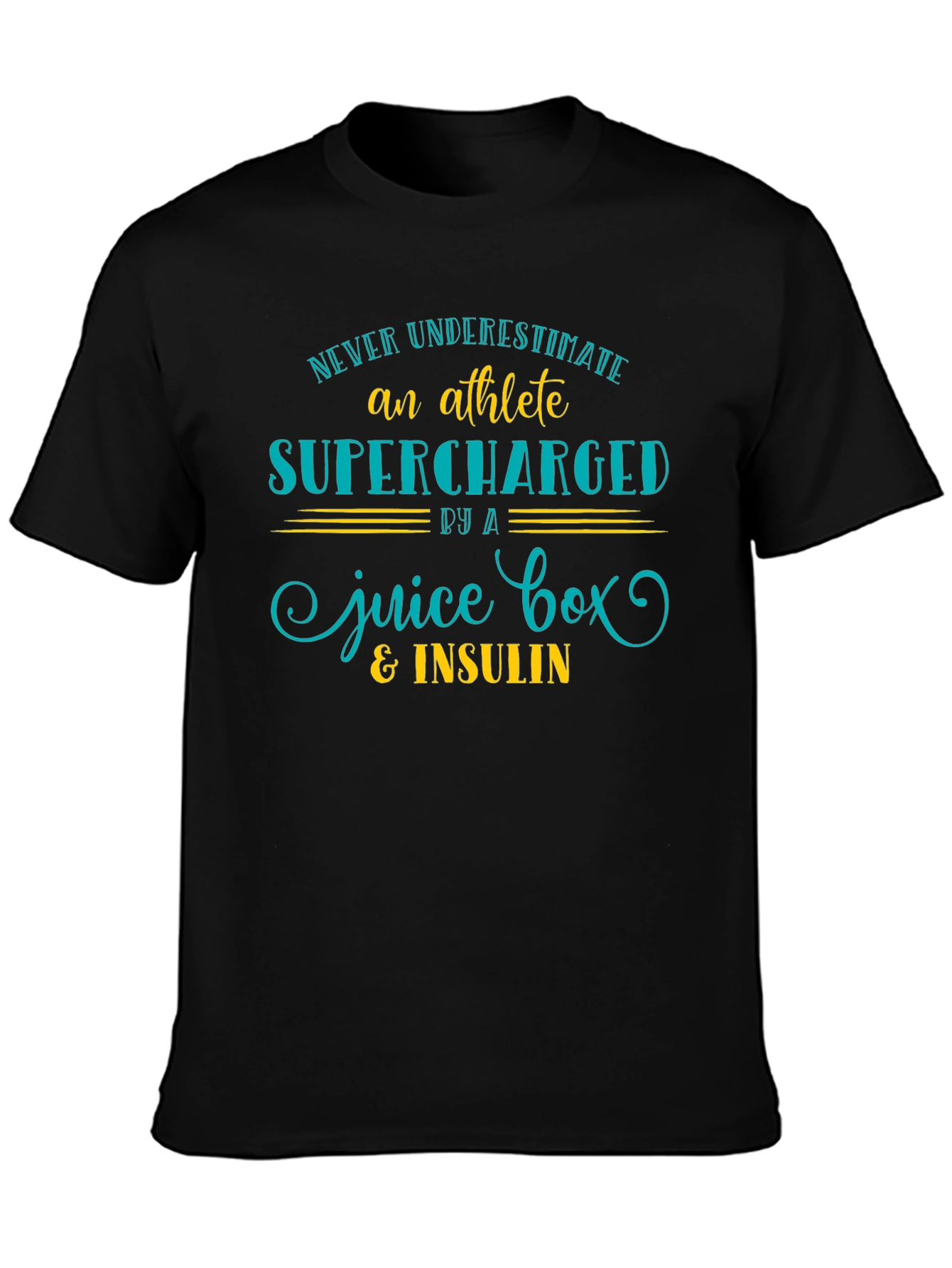 Athlete Supercharged Juice Box & Insulin T-Shirt