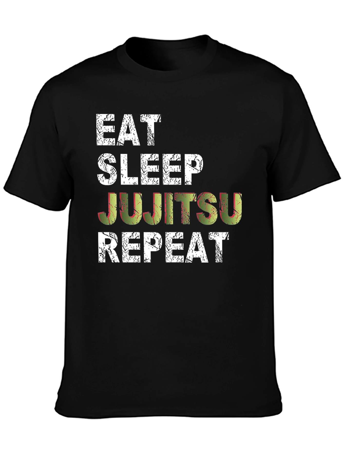 Eat Sleep Jujitsu Repeat Graphic T-Shirt