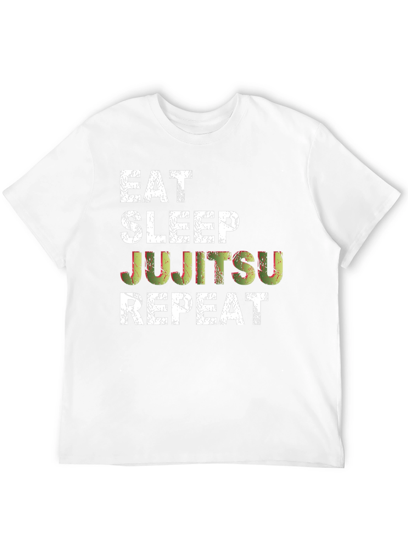 Eat Sleep Jujitsu Repeat Graphic T-Shirt