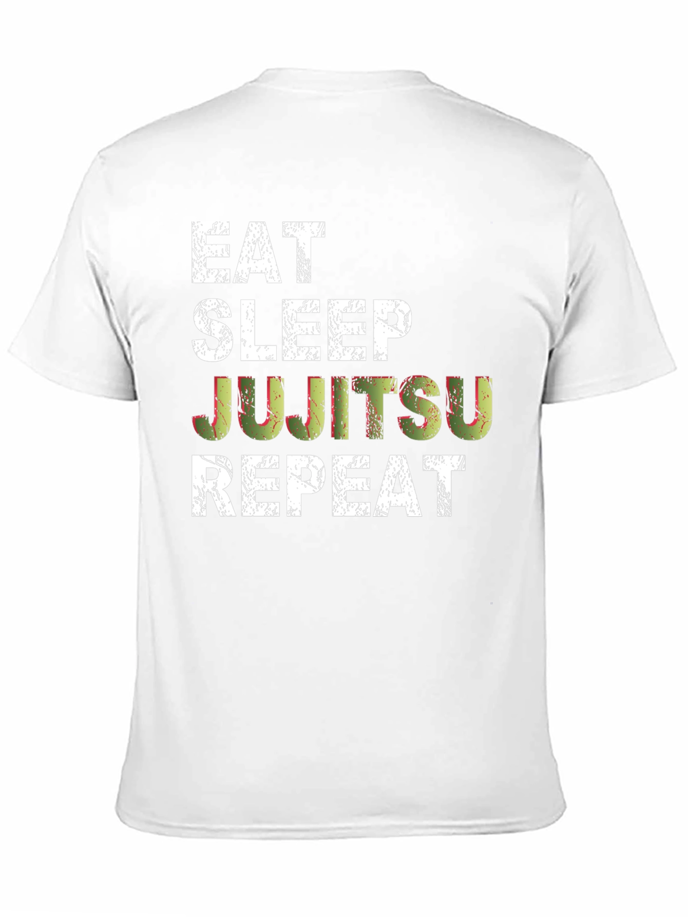 Eat Sleep Jujitsu Repeat Graphic T-Shirt