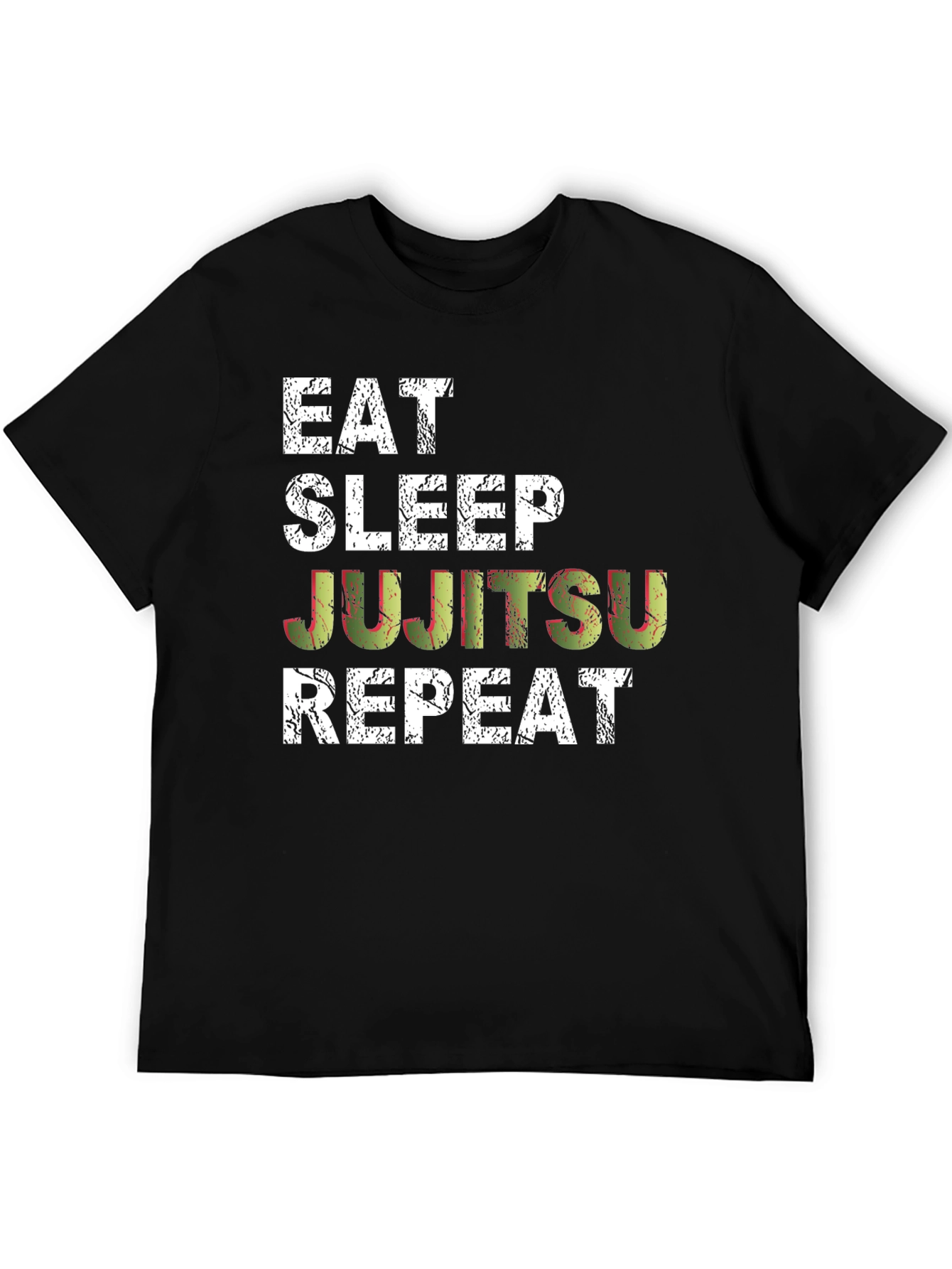 Eat Sleep Jujitsu Repeat Graphic T-Shirt