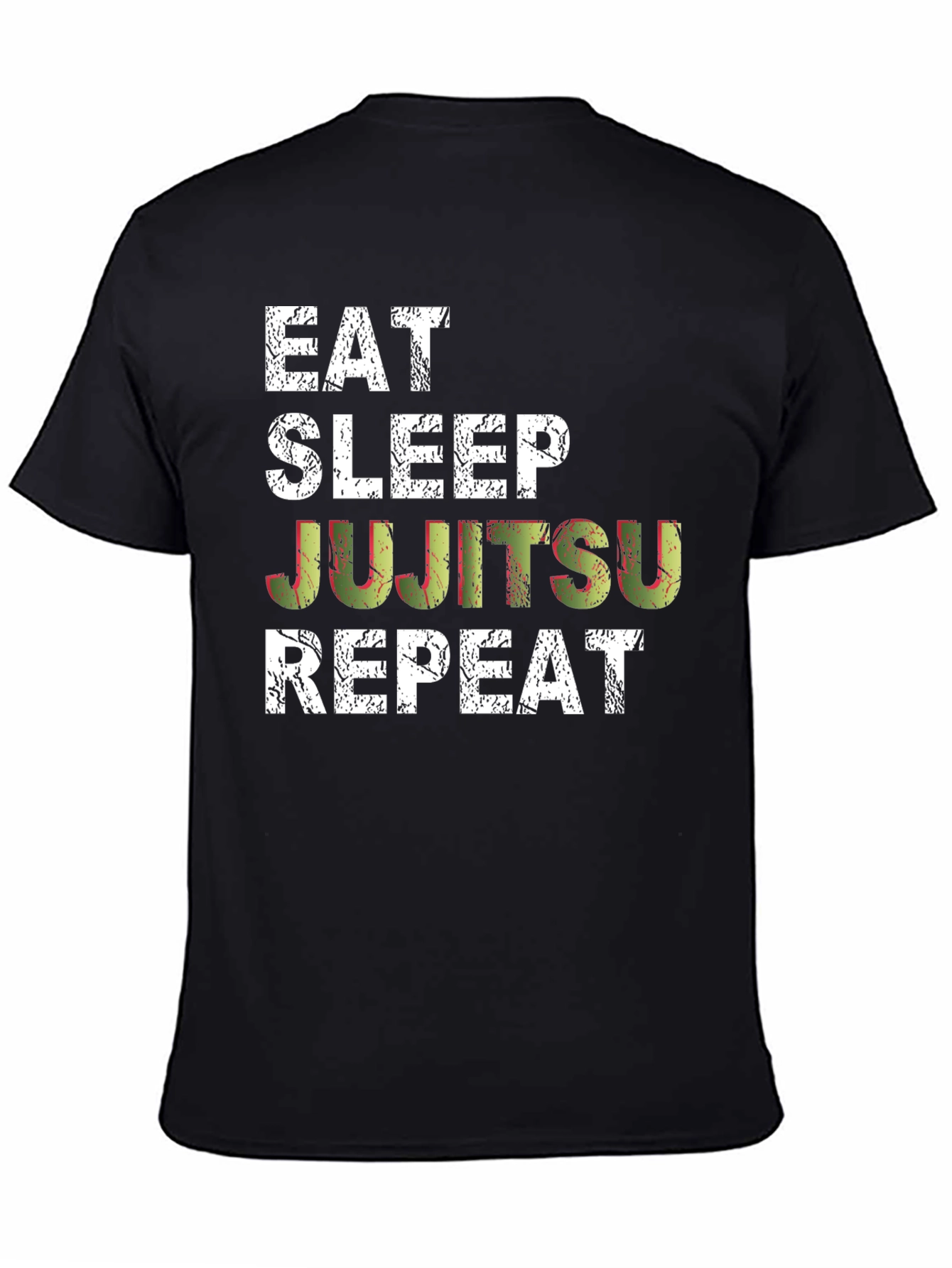 Eat Sleep Jujitsu Repeat Graphic T-Shirt