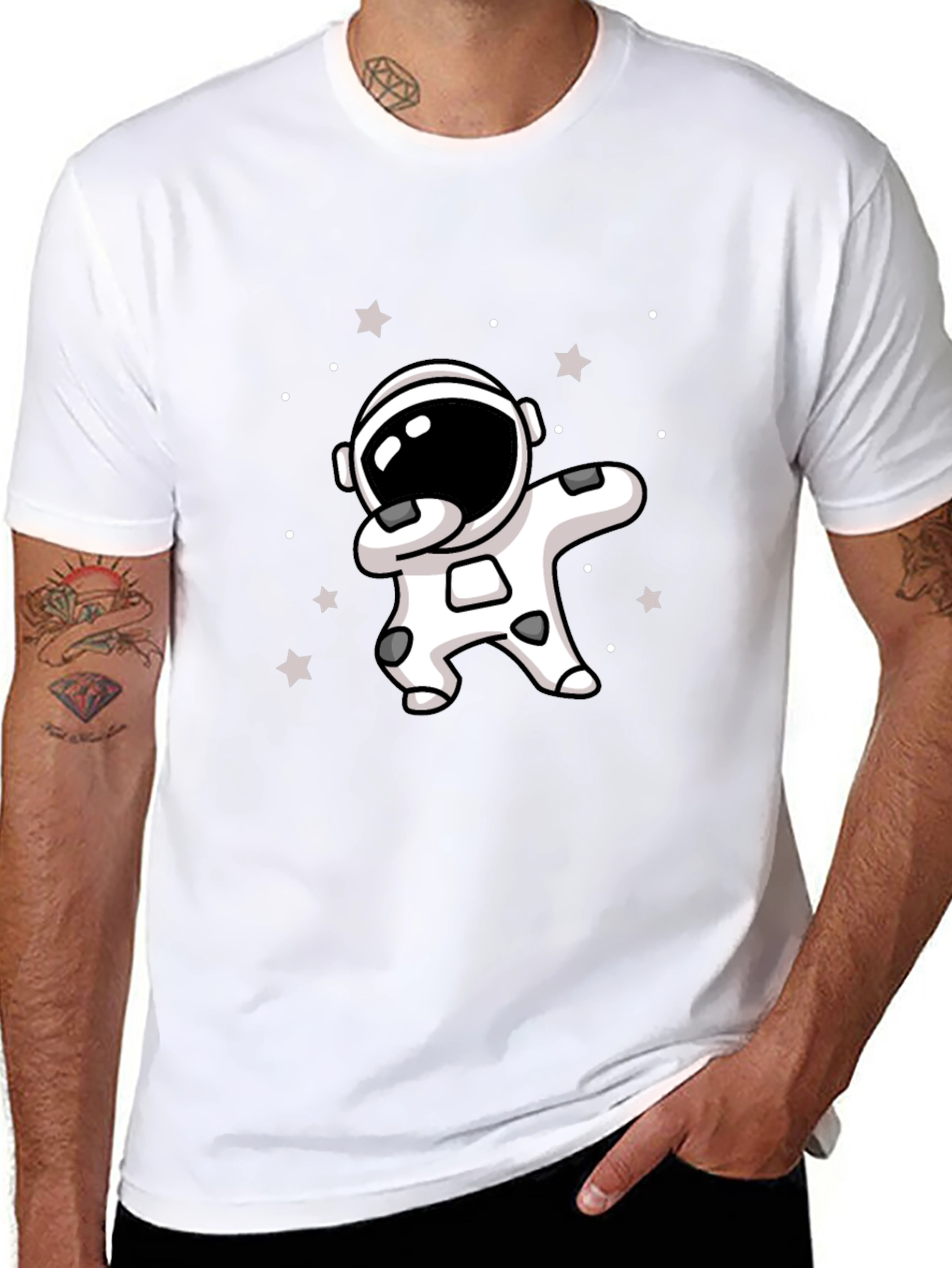 Astronaut Dab T-Shirt - Space Graphic Tee