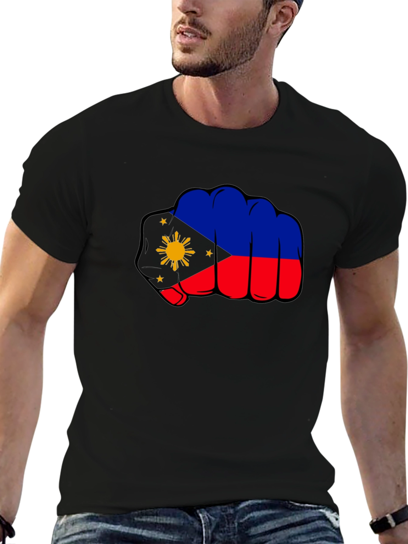 Philippines Fist Flag Graphic Tee