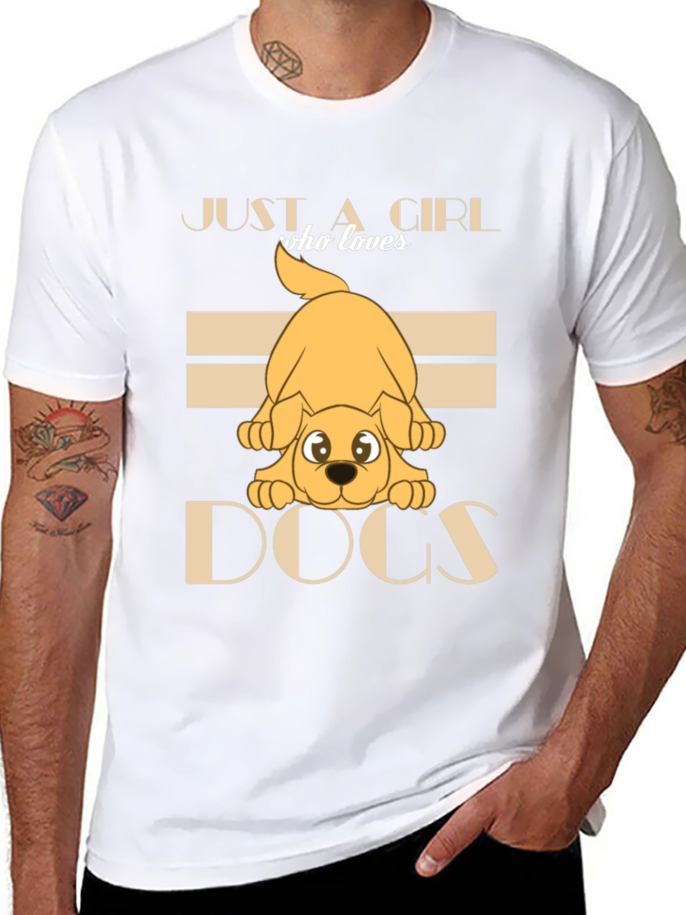 Just a Girl Who Loves Dogs T-Shirt
