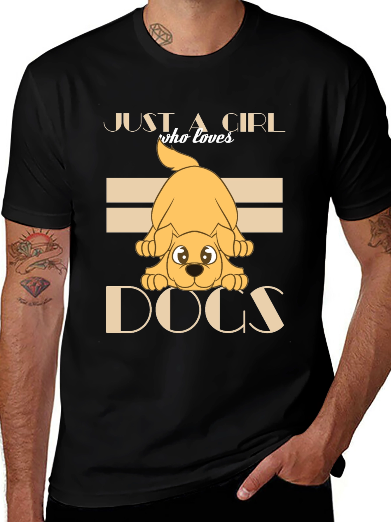 Just a Girl Who Loves Dogs T-Shirt