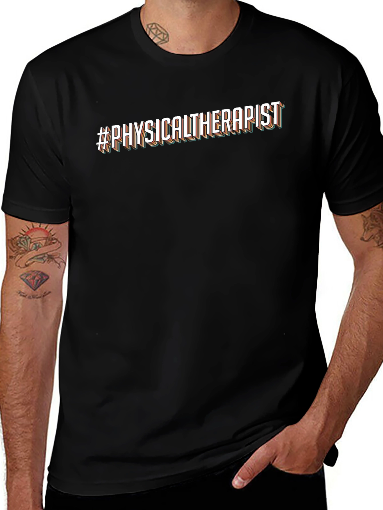 Physical Therapist T-Shirt - Black