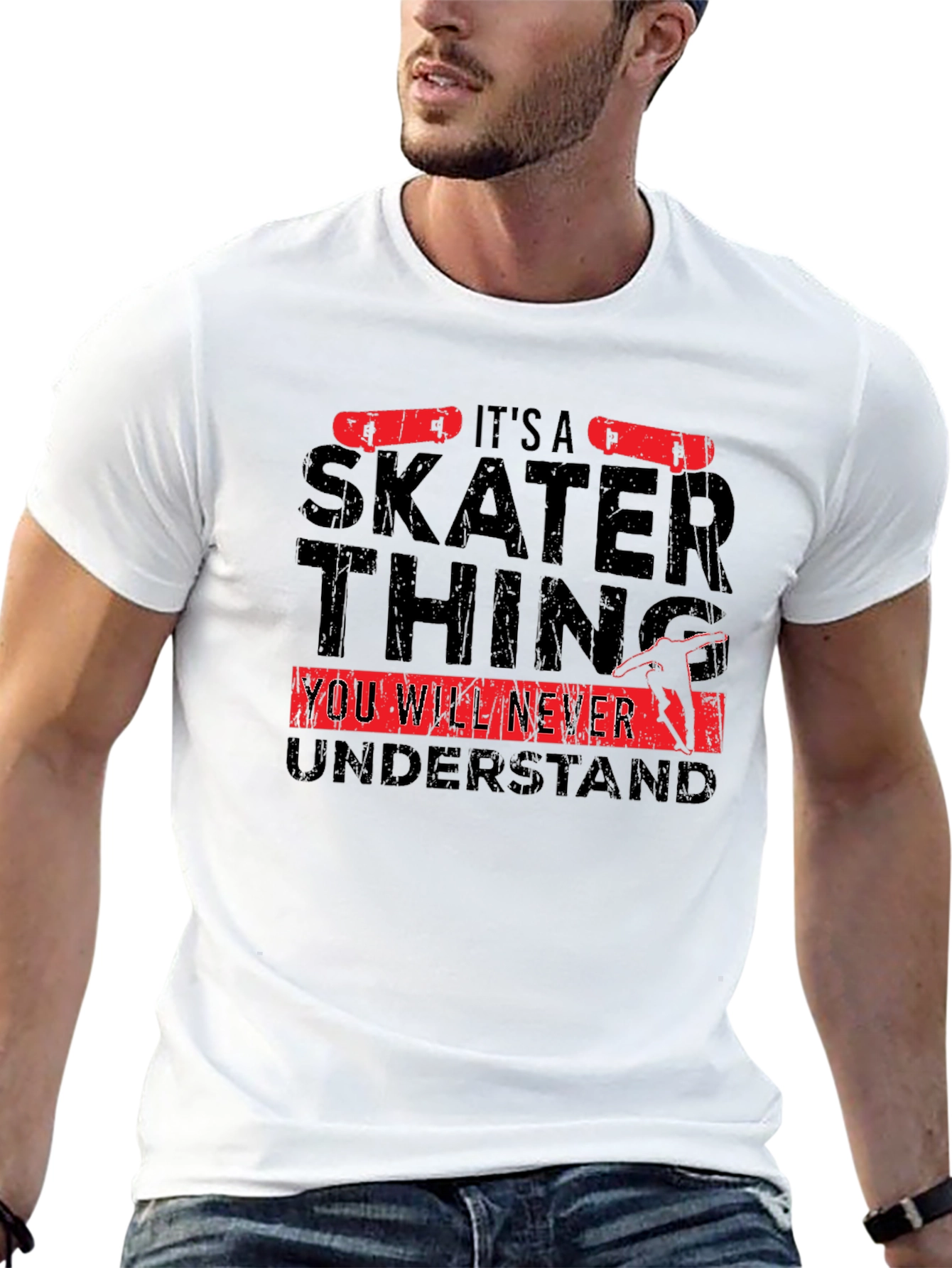 Skater Thing Graphic Tee - Black
