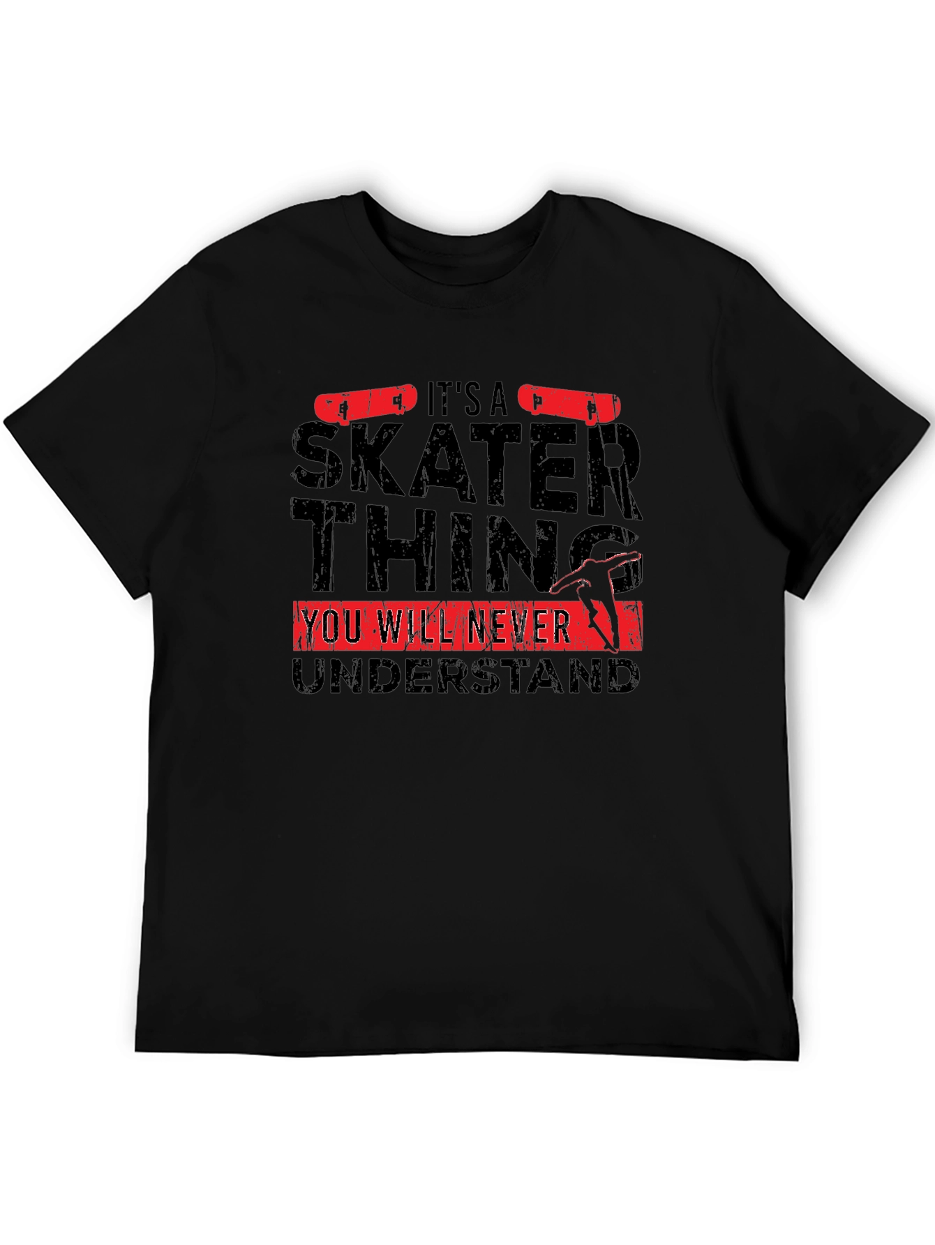 Skater Thing Graphic Tee - Black