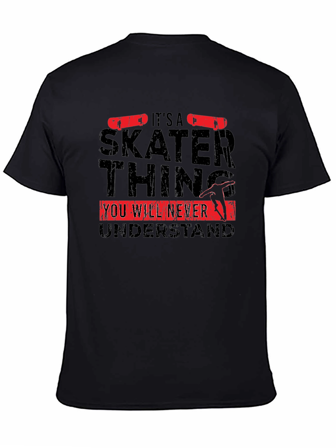 Skater Thing Graphic Tee - Black