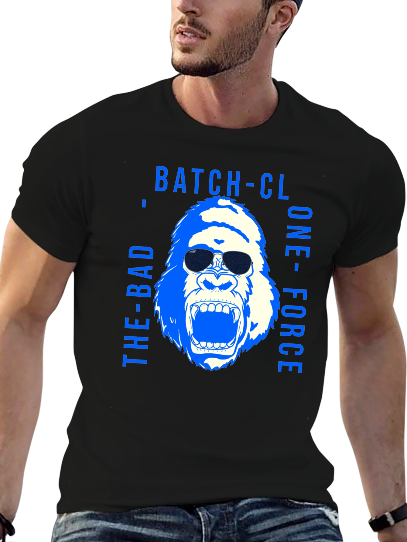 Bad Ape T-Shirt: Batch-CL One-Force Design