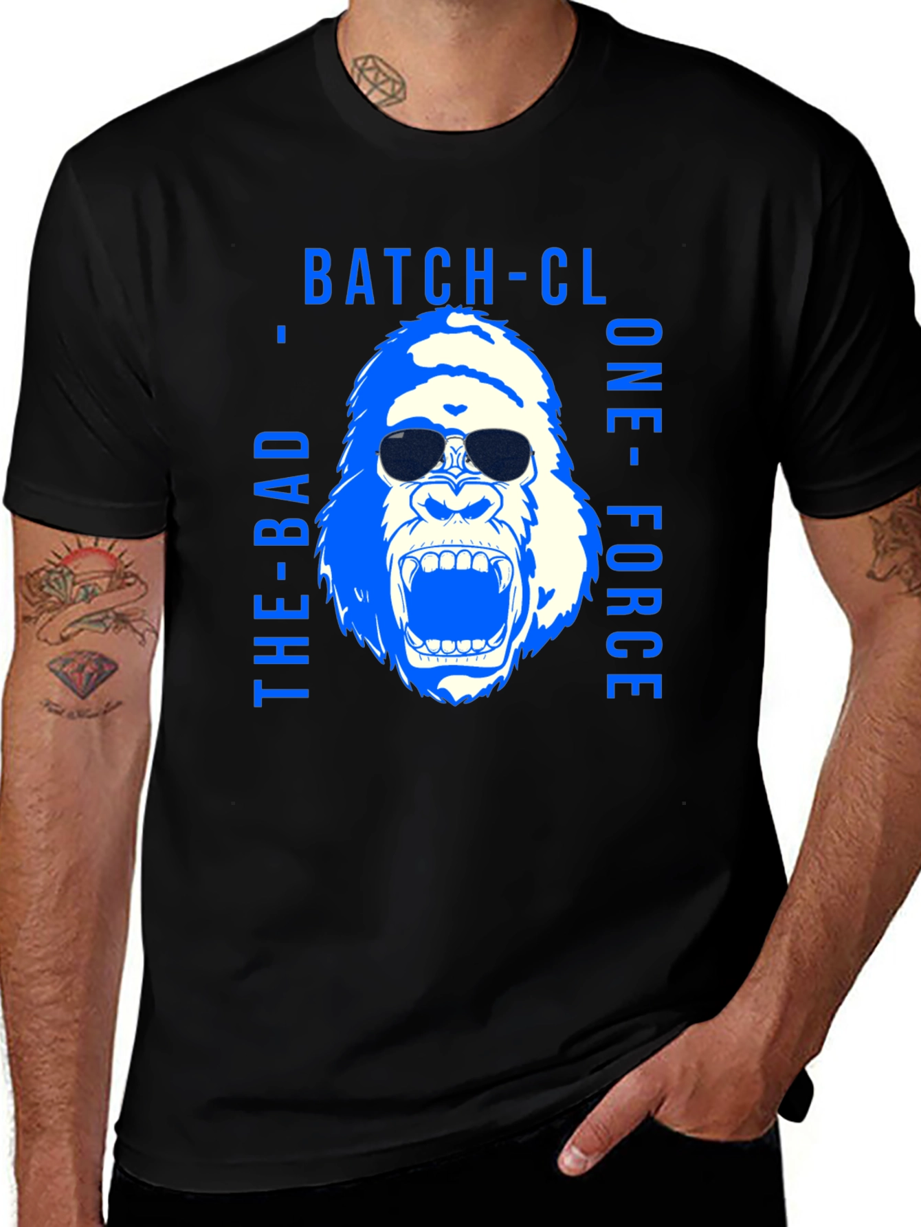Bad Ape T-Shirt: Batch-CL One-Force Design