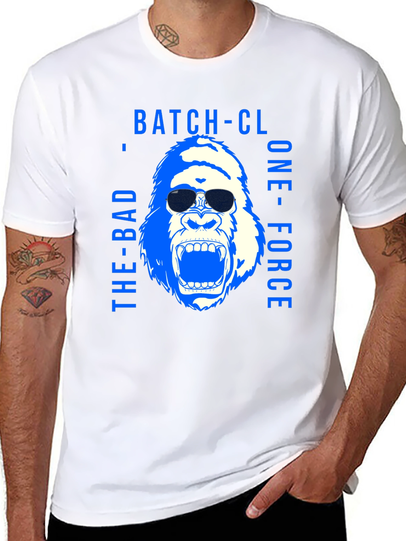 Bad Ape T-Shirt: Batch-CL One-Force Design