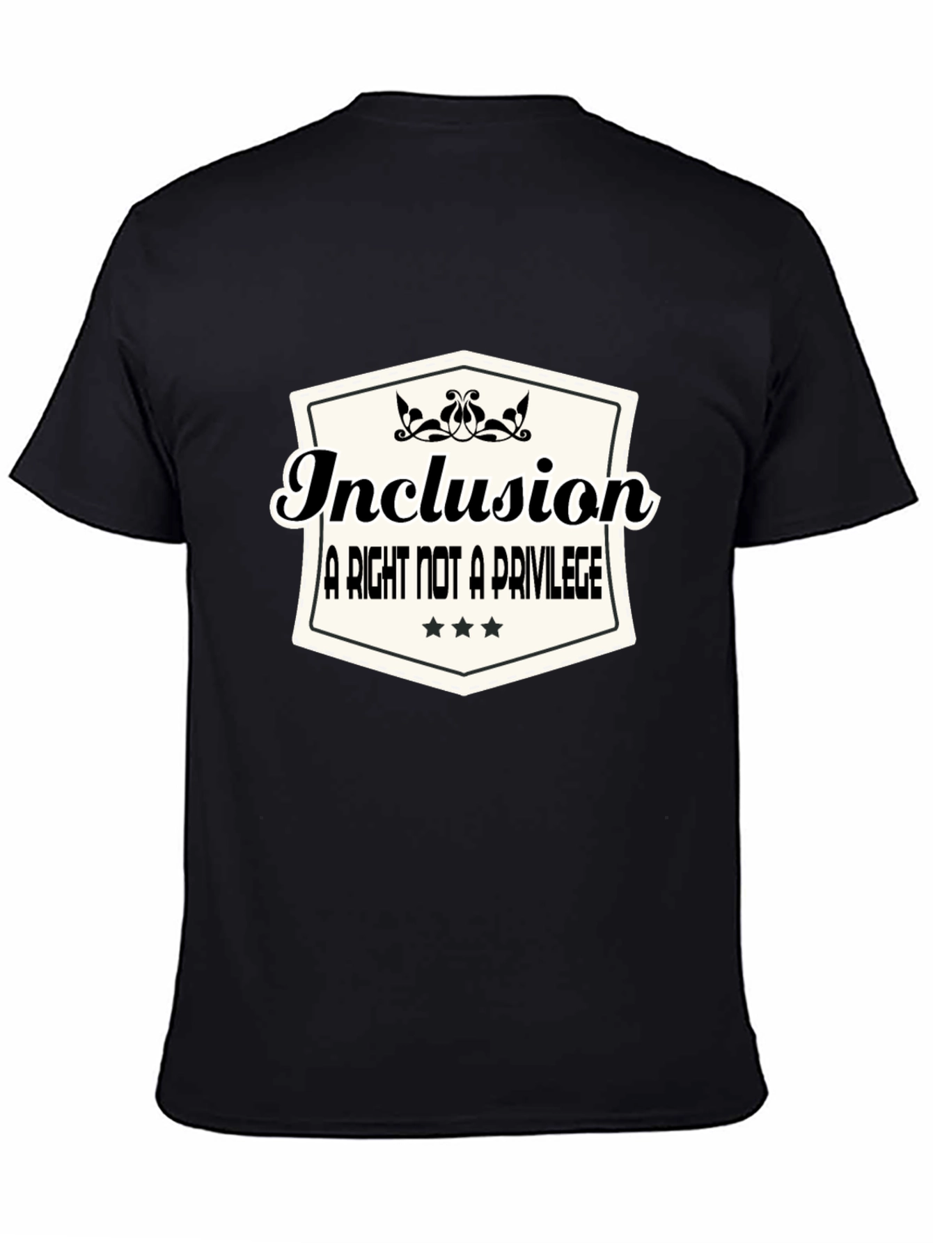 Inclusion T-Shirt: A Right Not a Privilege