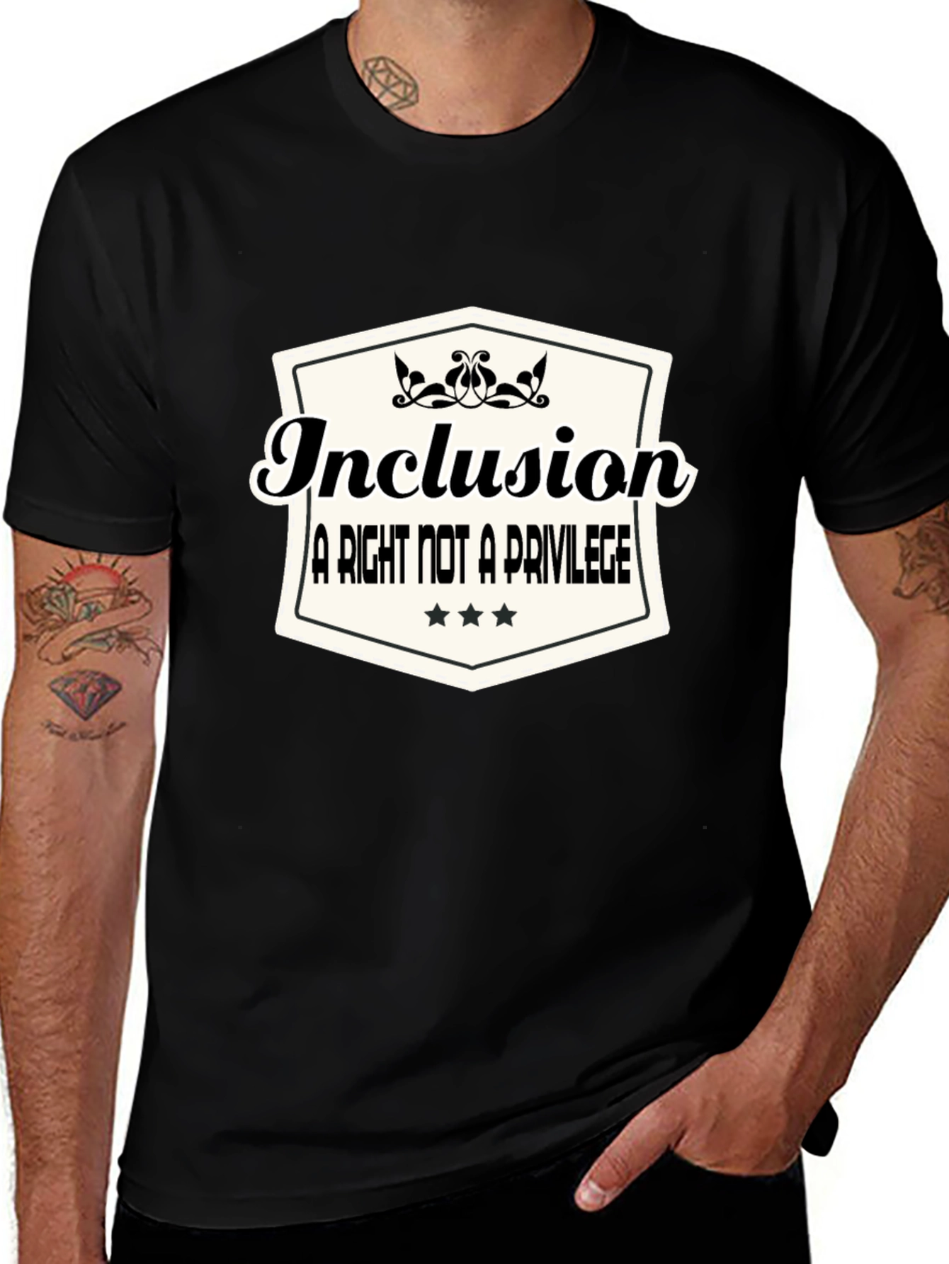 Inclusion T-Shirt: A Right Not a Privilege