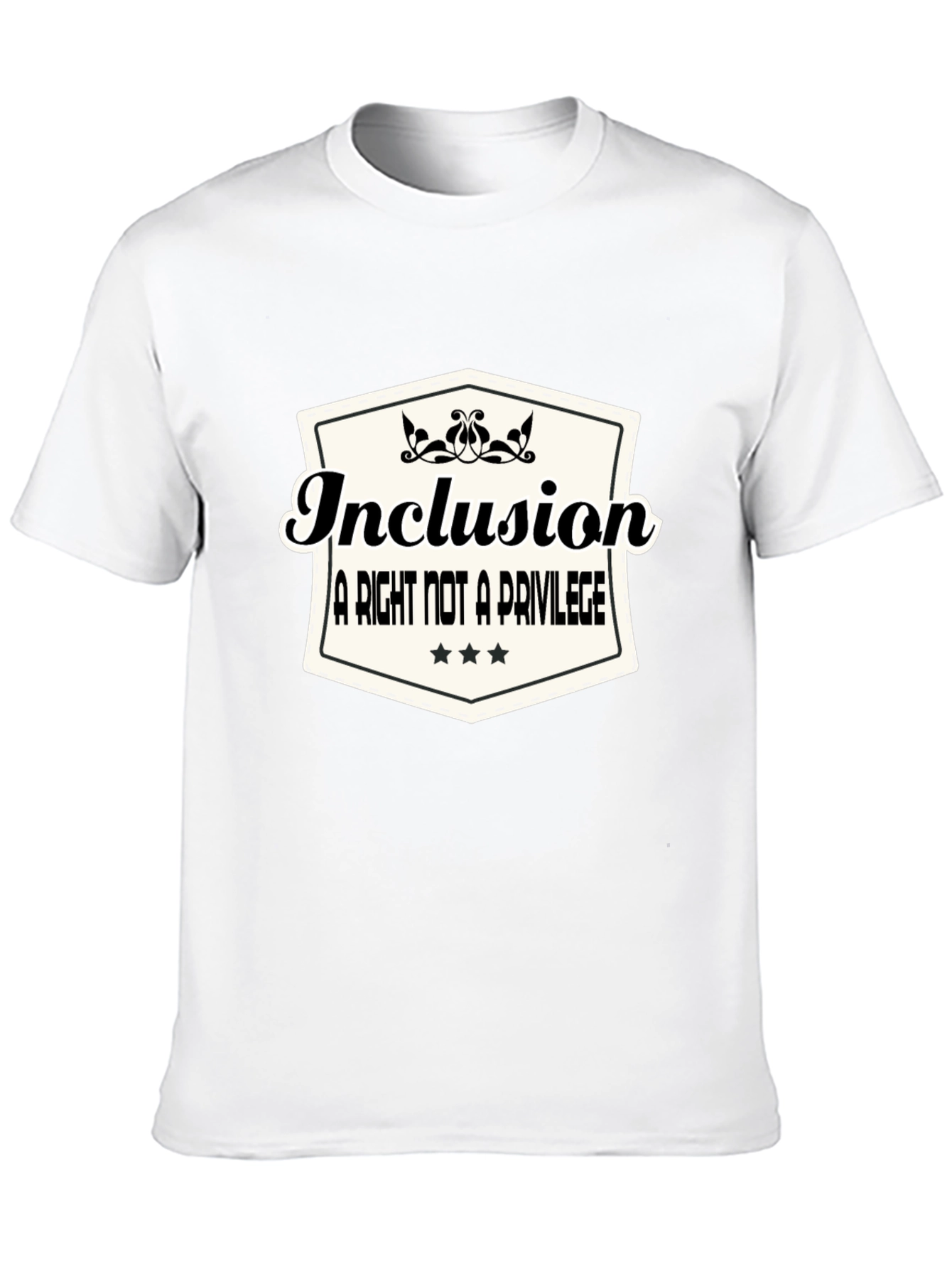 Inclusion T-Shirt: A Right Not a Privilege