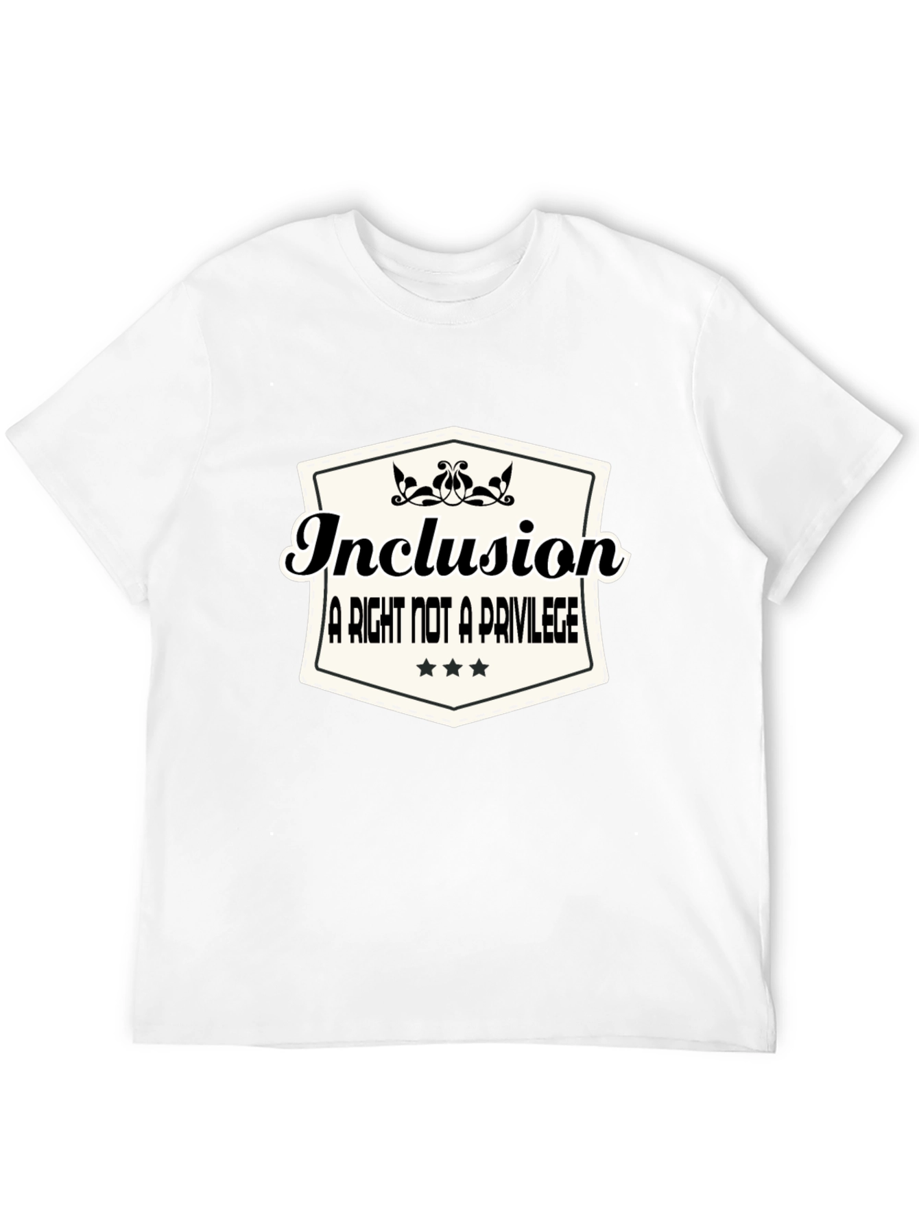 Inclusion T-Shirt: A Right Not a Privilege