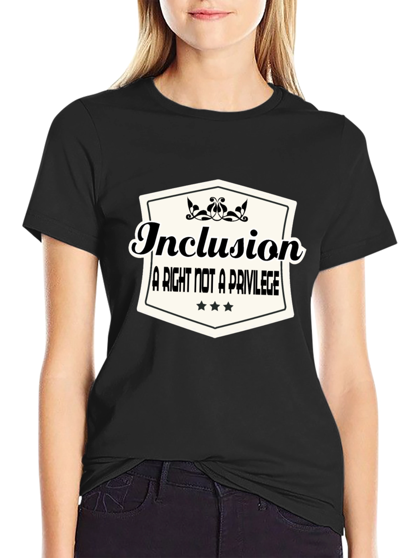 Inclusion T-Shirt: A Right Not a Privilege