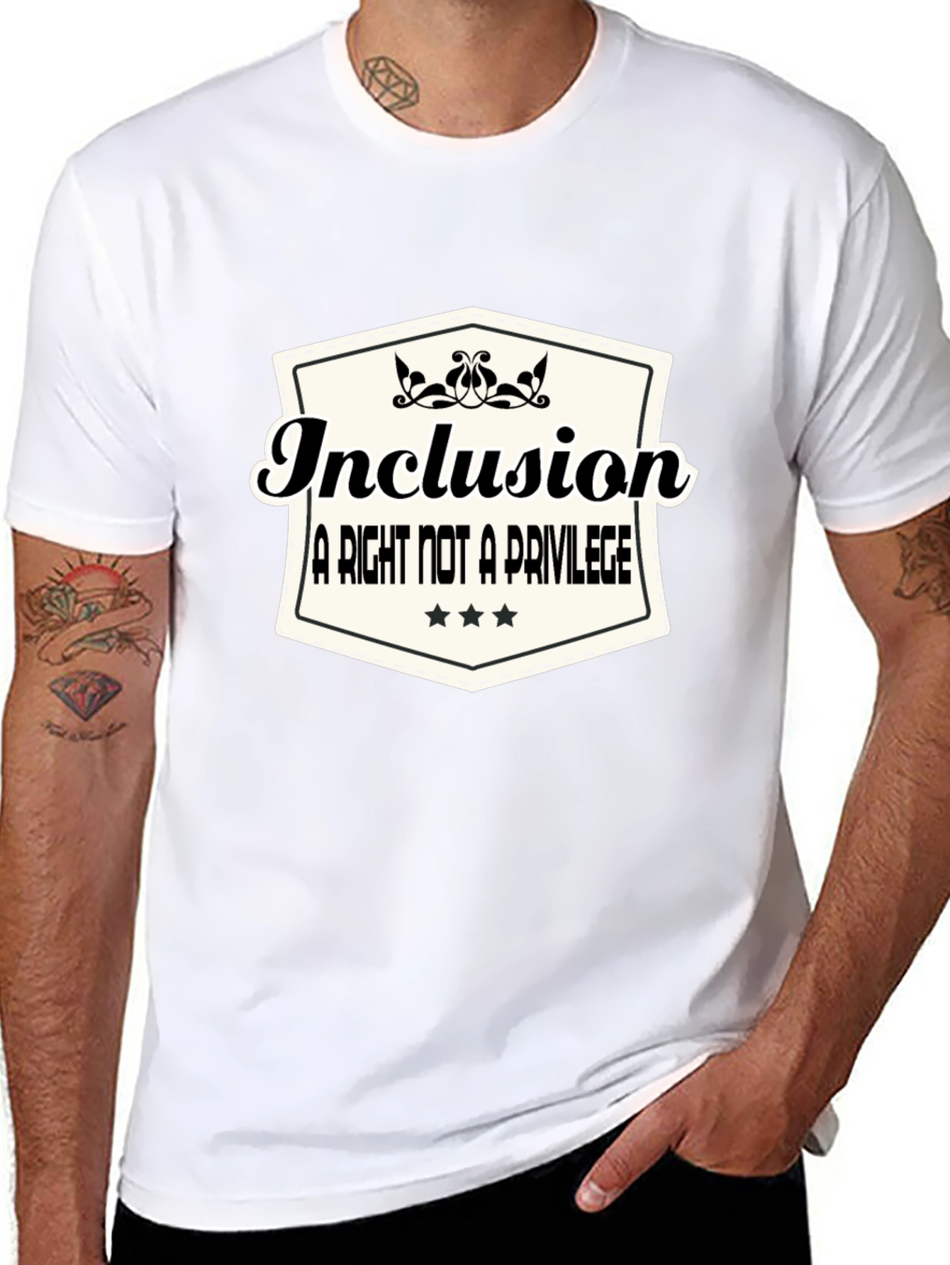 Inclusion T-Shirt: A Right Not a Privilege