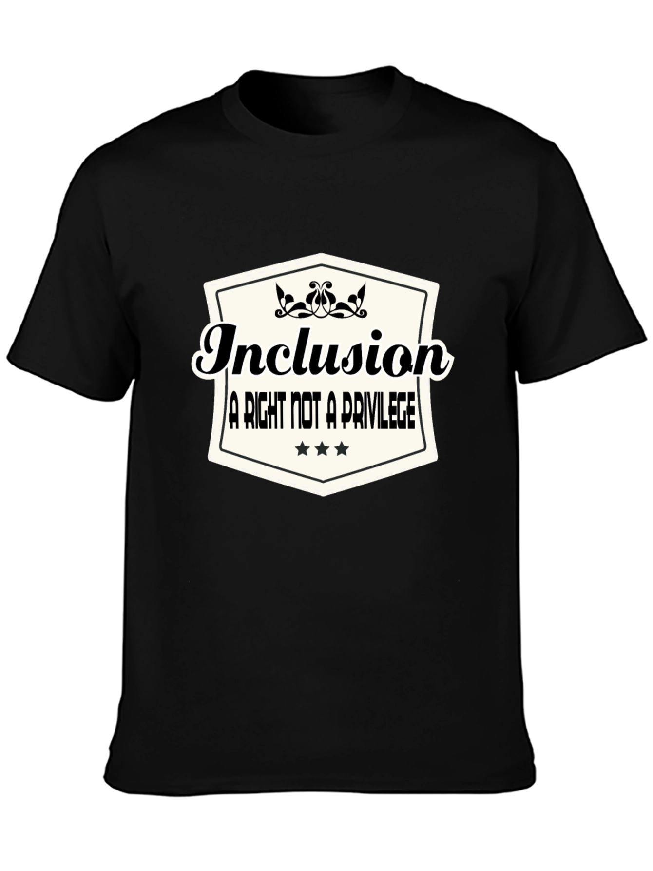 Inclusion T-Shirt: A Right Not a Privilege