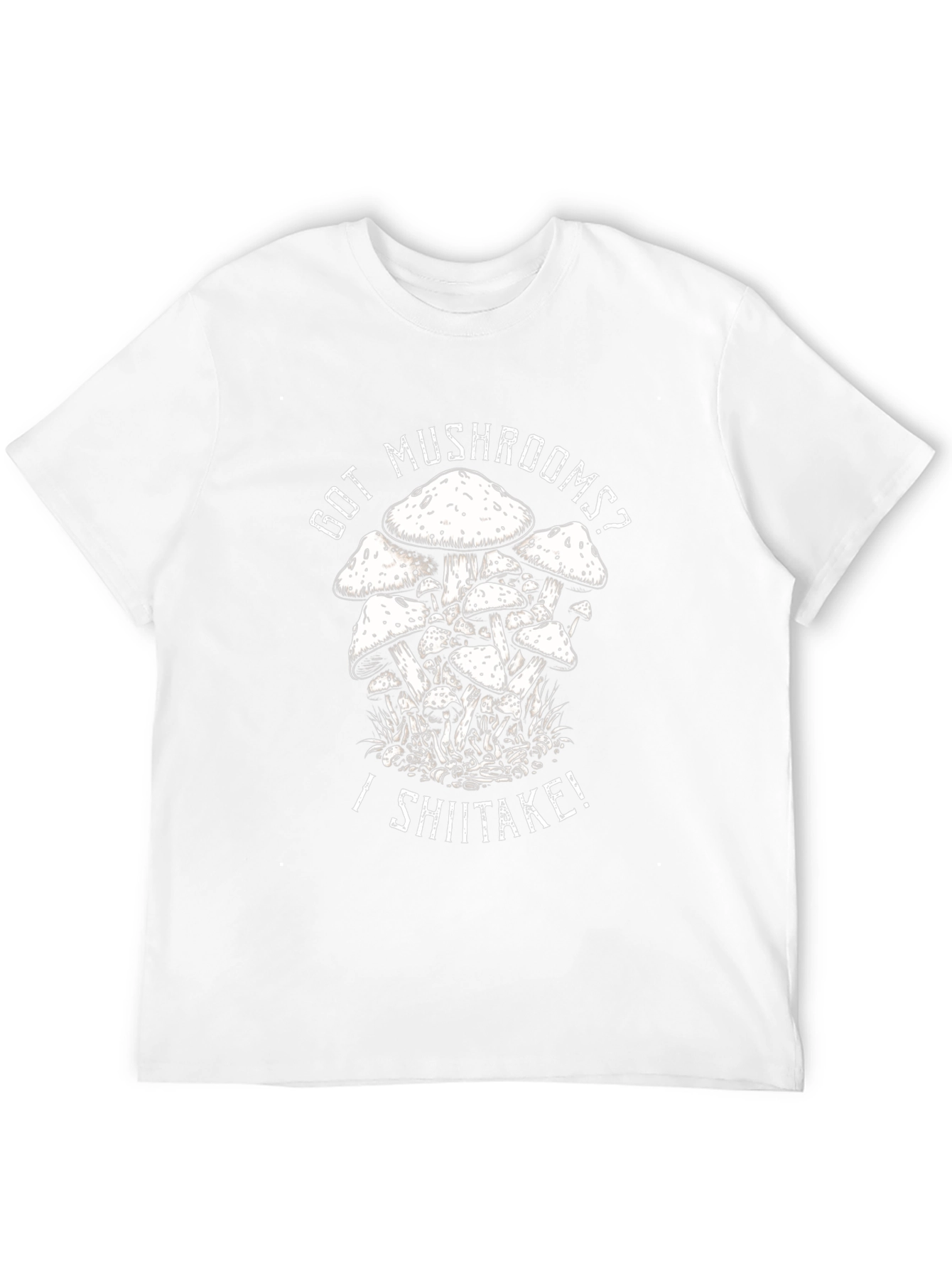 Got Mushrooms? I Shiitake! Black T-Shirt
