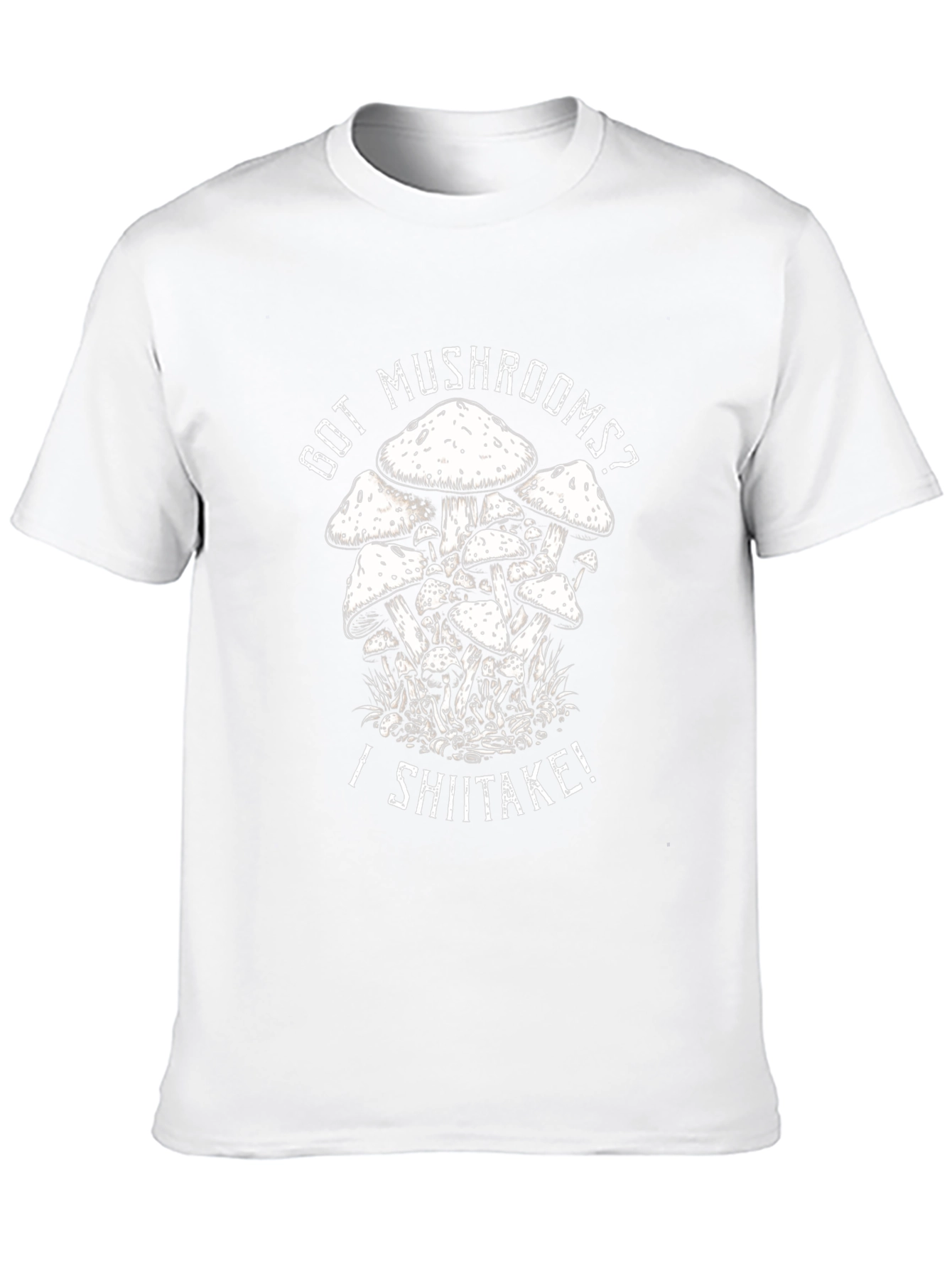 Got Mushrooms? I Shiitake! Black T-Shirt
