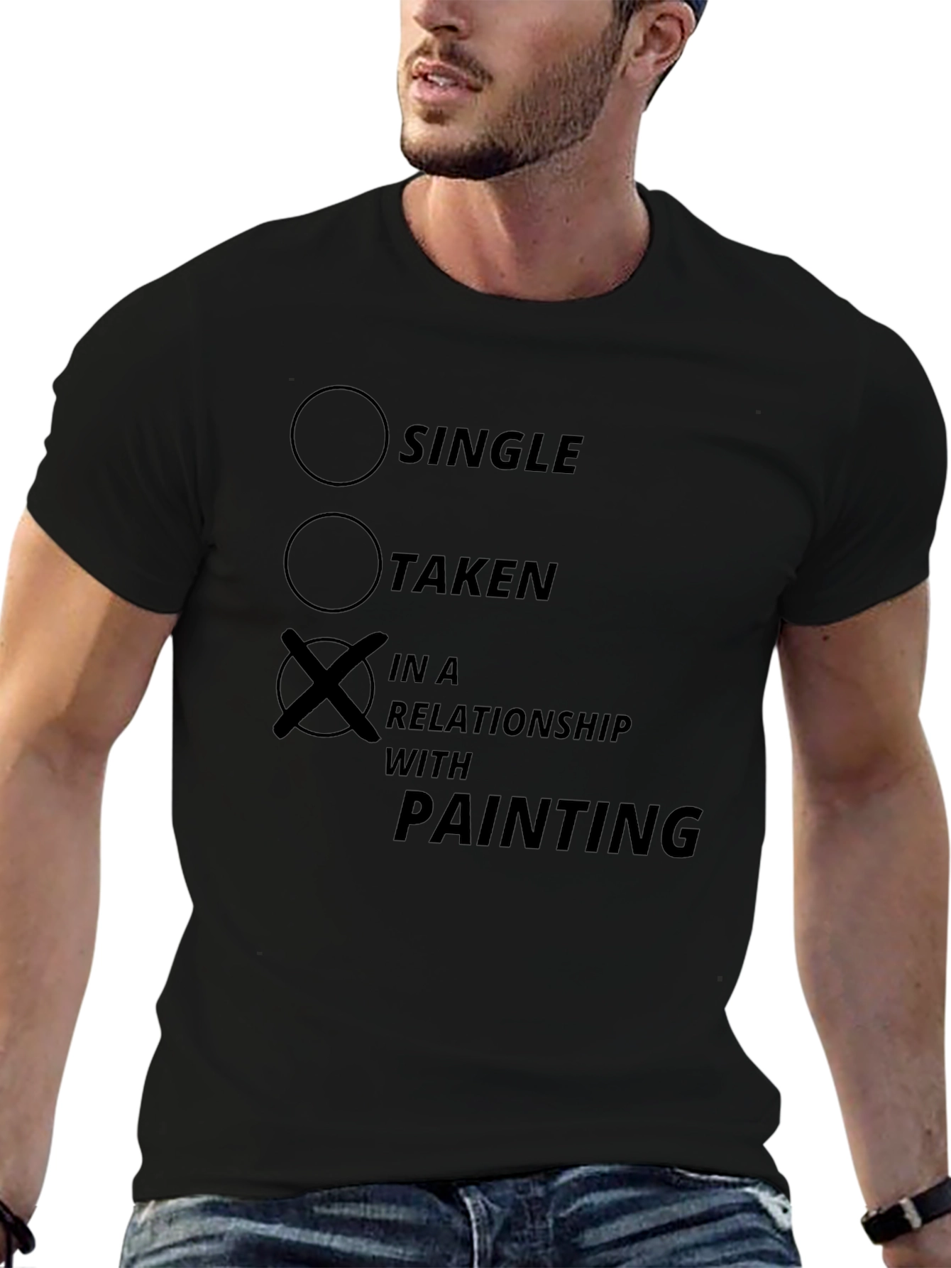 In A Relationship With Painting T-Shirt