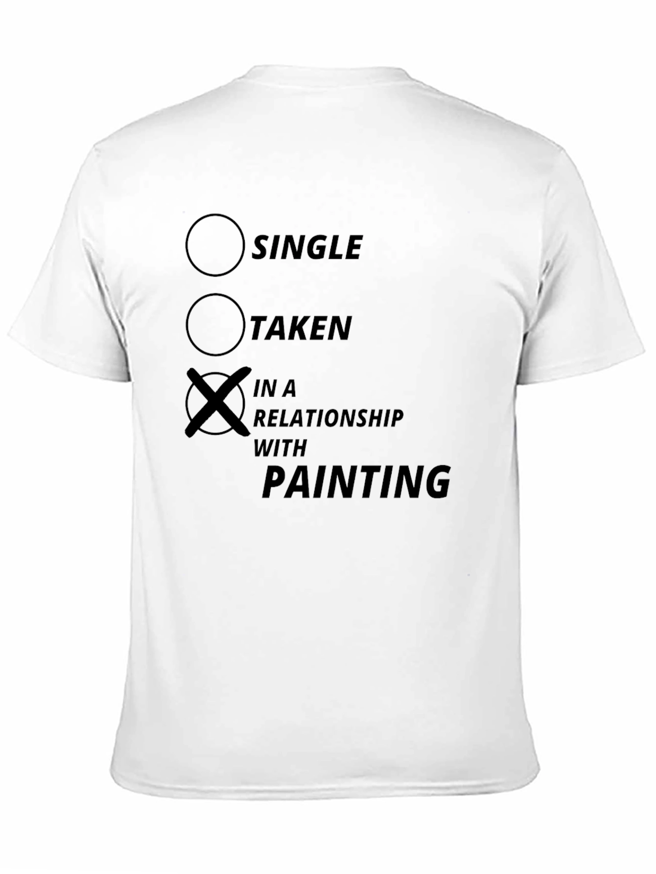 In A Relationship With Painting T-Shirt
