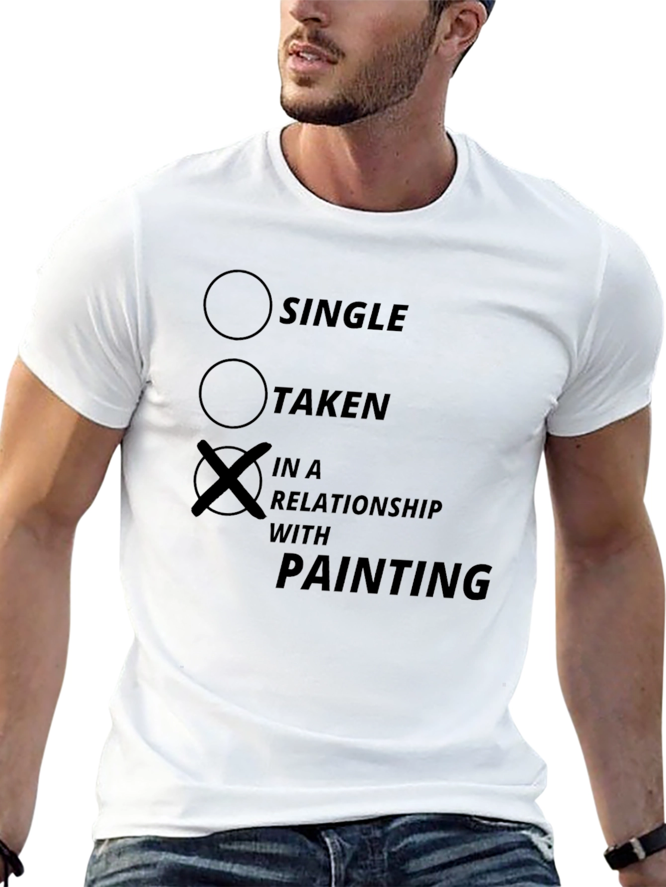 In A Relationship With Painting T-Shirt