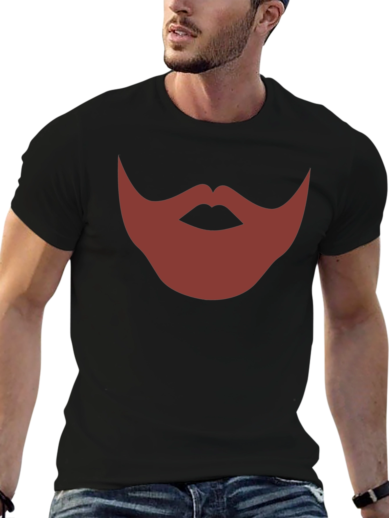 Bearded Man Graphic Tee