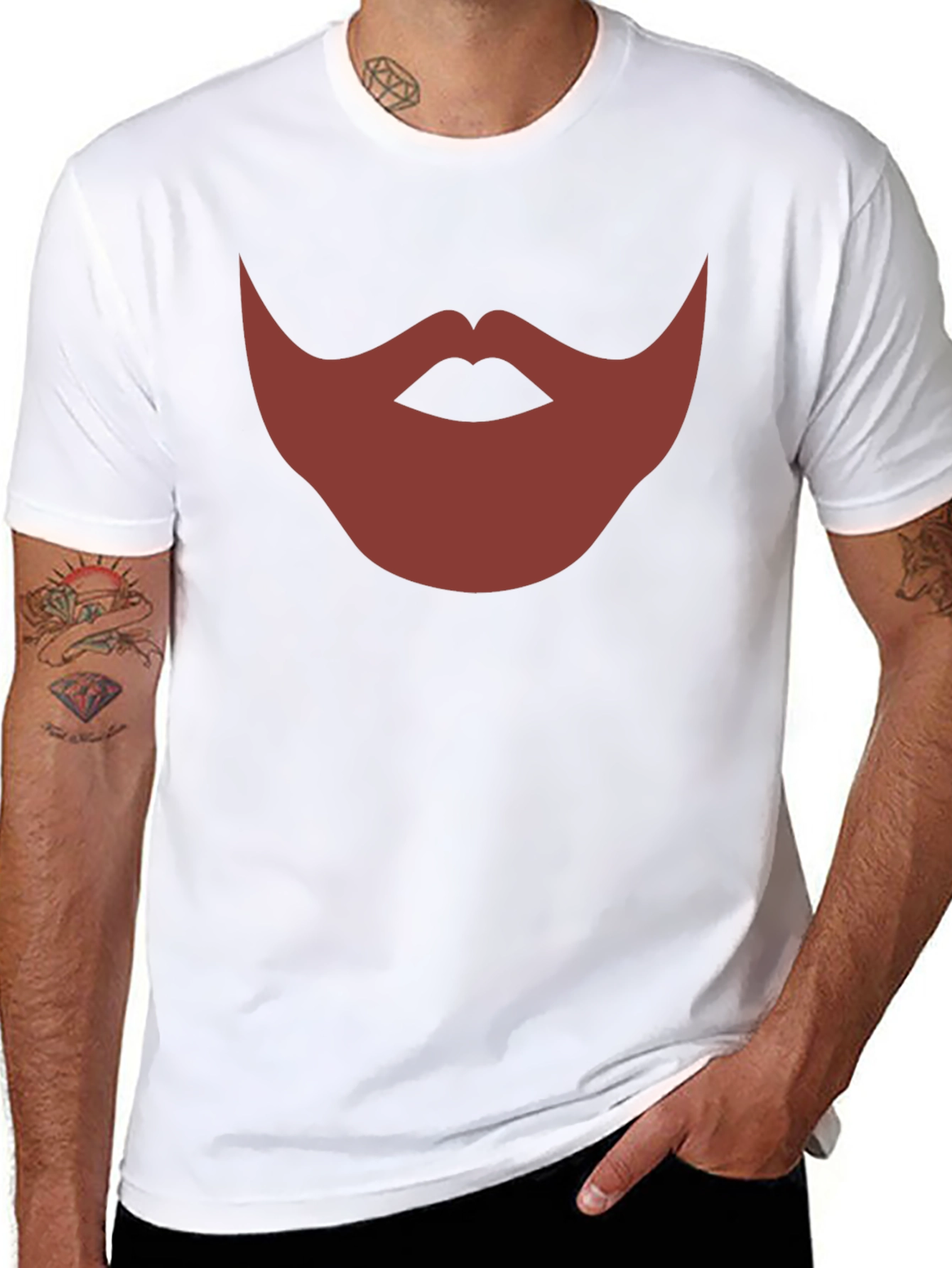 Bearded Man Graphic Tee