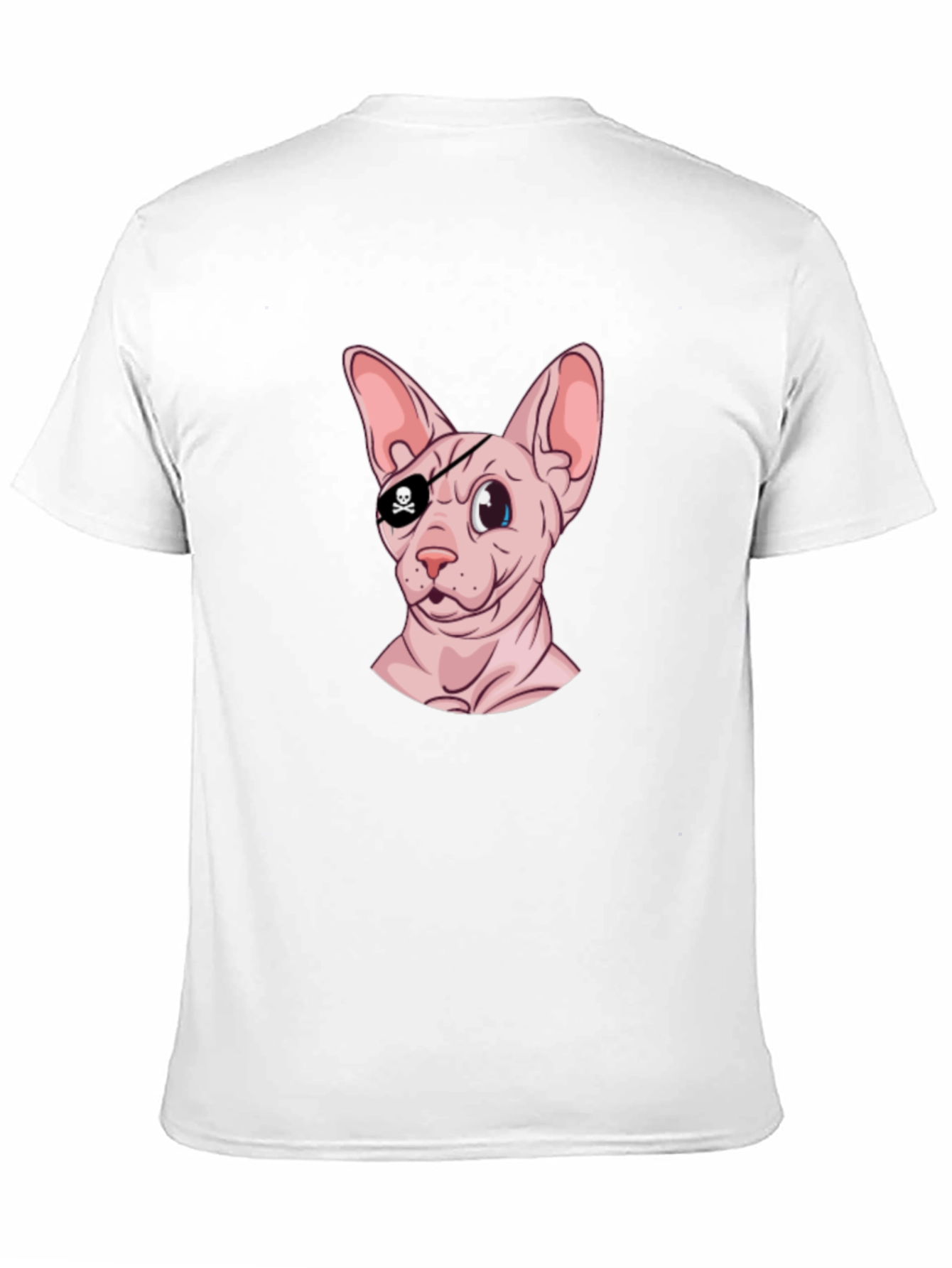 Pirate Cat T-Shirt - Funny Sphynx Cat Graphic Tee