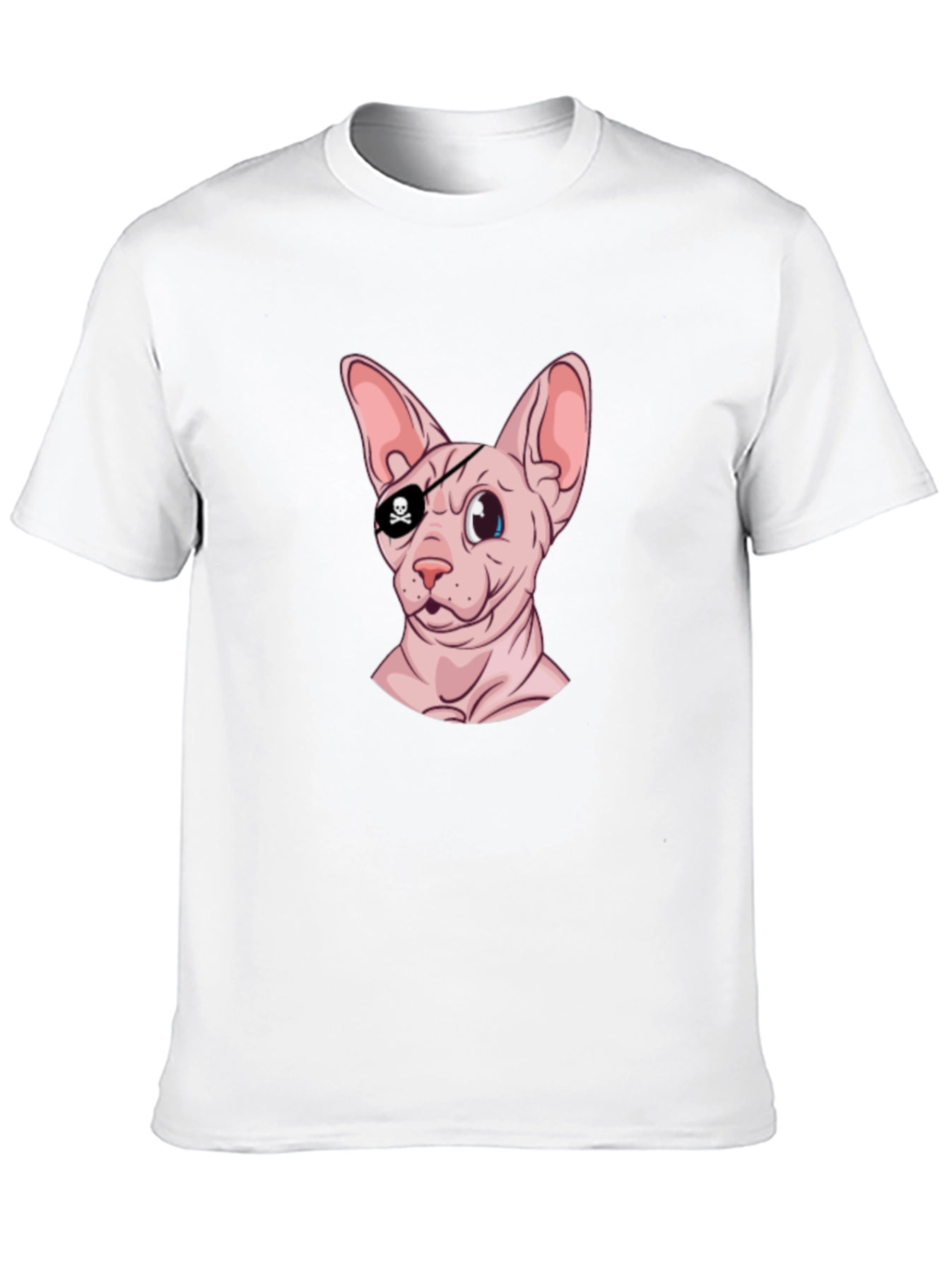 Pirate Cat T-Shirt - Funny Sphynx Cat Graphic Tee
