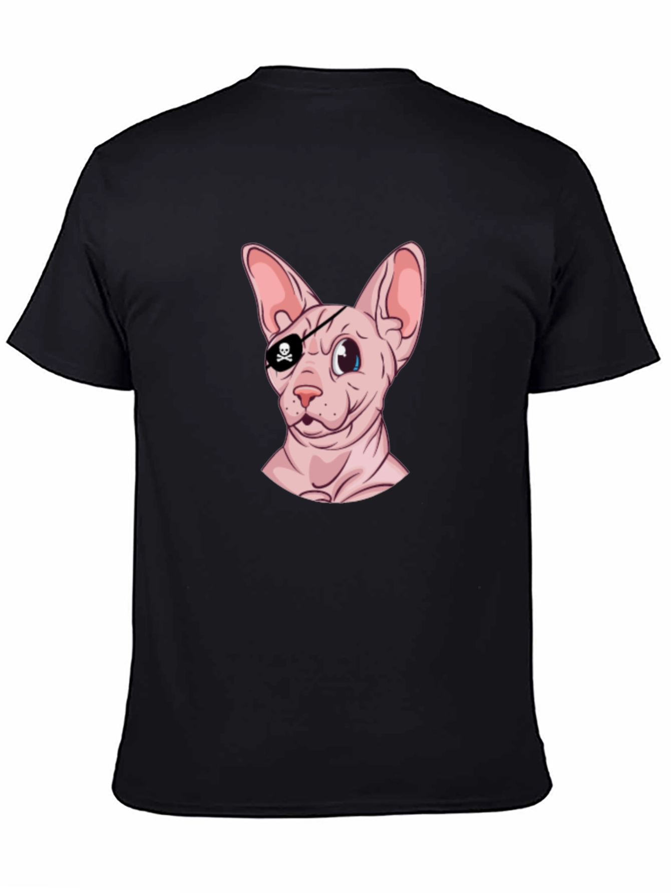 Pirate Cat T-Shirt - Funny Sphynx Cat Graphic Tee