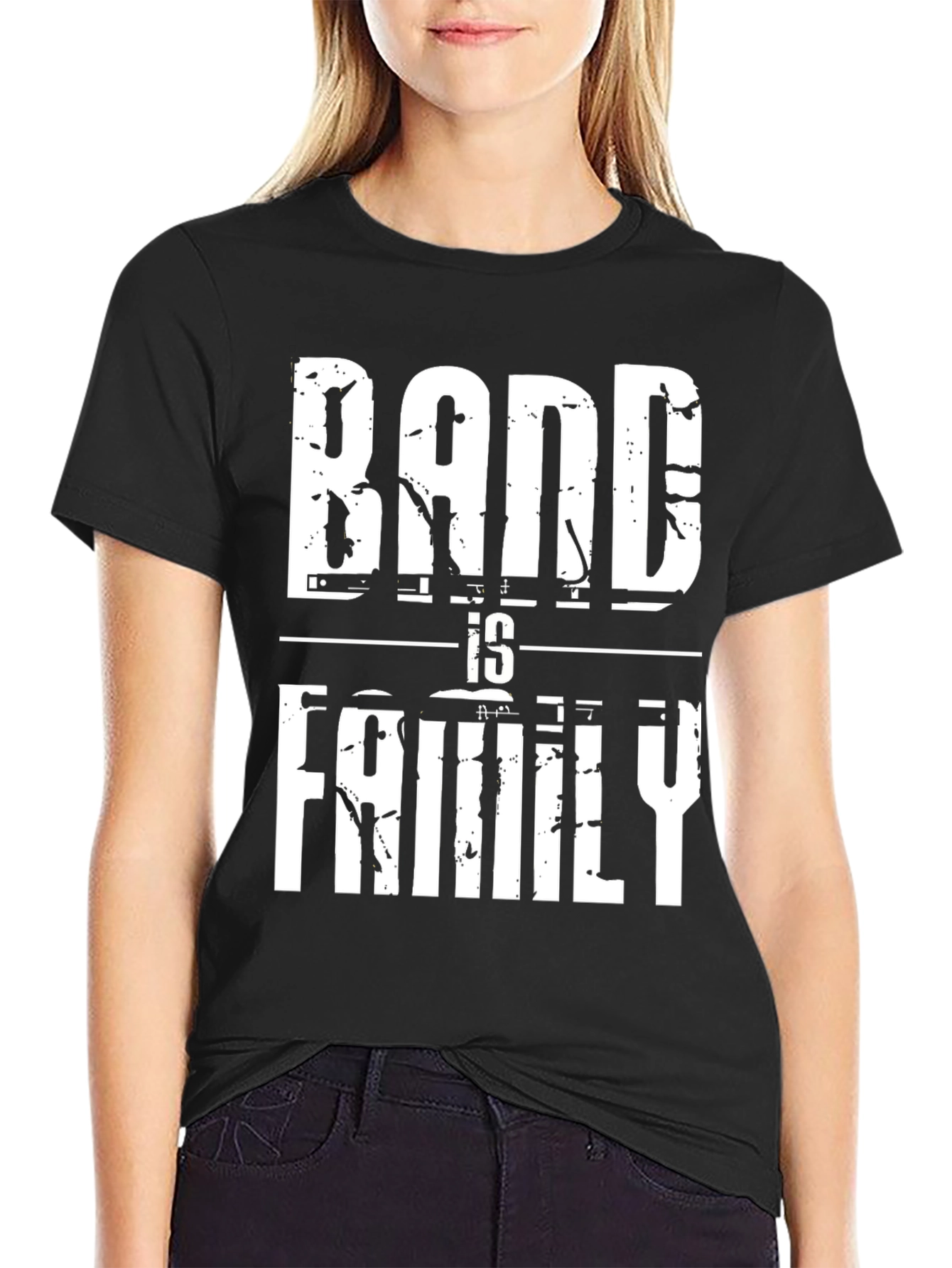 Band is Family Graphic Print T-Shirt