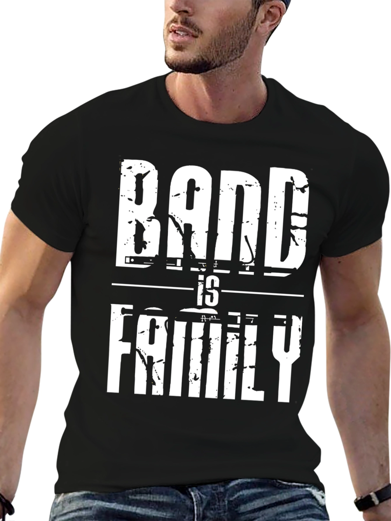 Band is Family Graphic Print T-Shirt