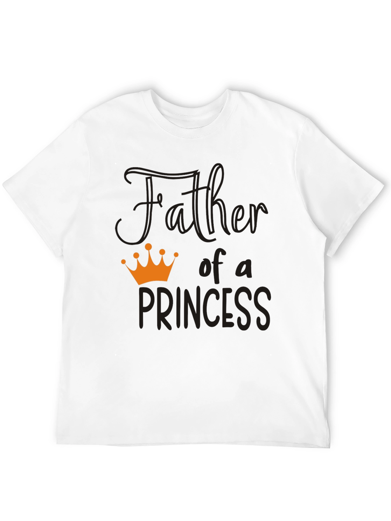 Father of a Princess T-Shirt - Black