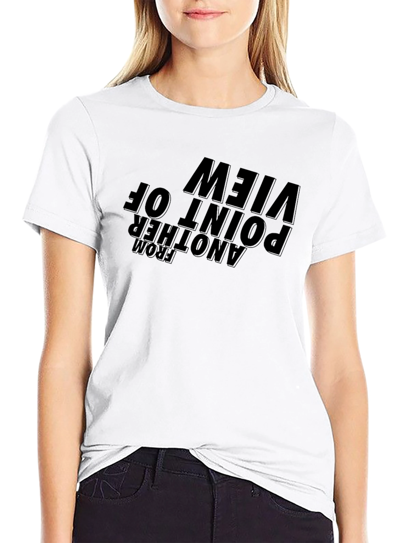 Perspective Tee: Another Point of View Graphic T-Shirt