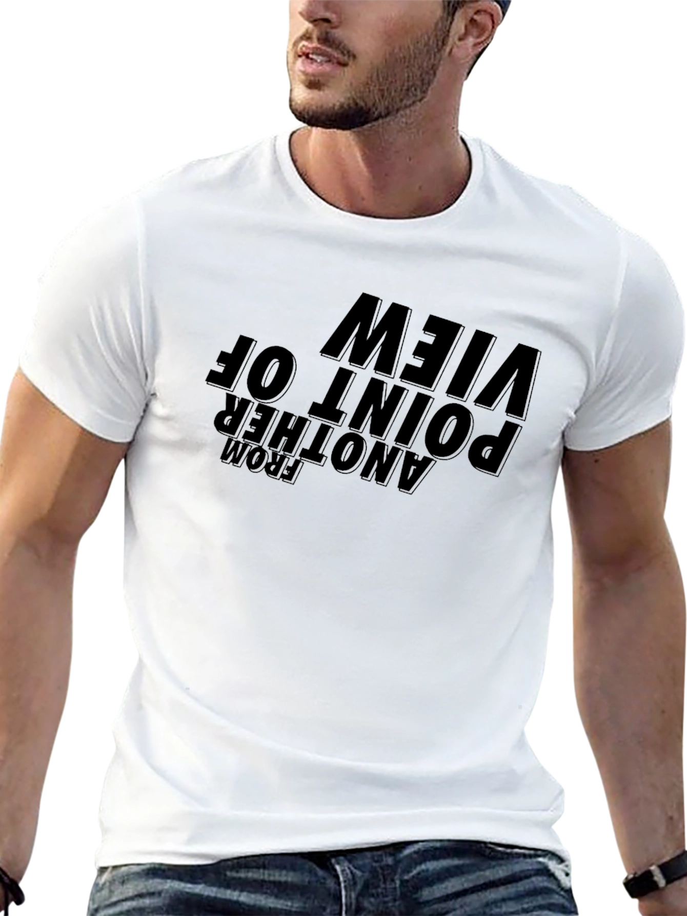 Perspective Tee: Another Point of View Graphic T-Shirt