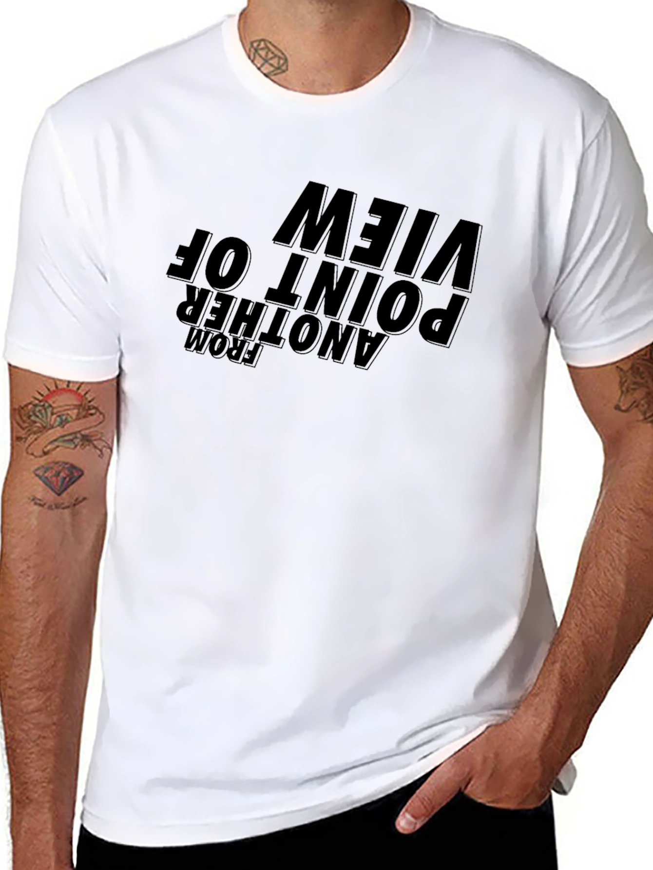 Perspective Tee: Another Point of View Graphic T-Shirt