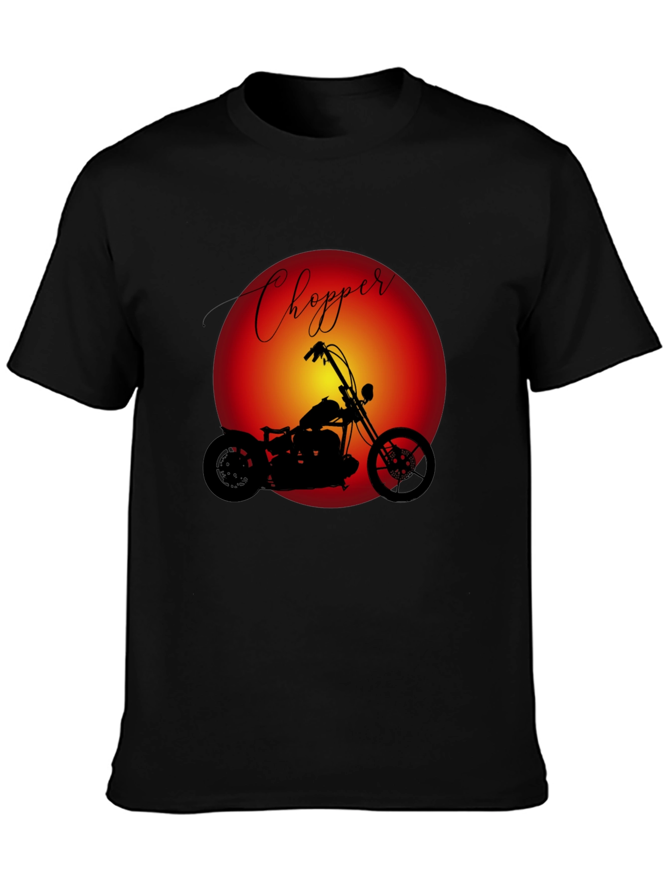 Chopper Motorcycle Graphic T-Shirt