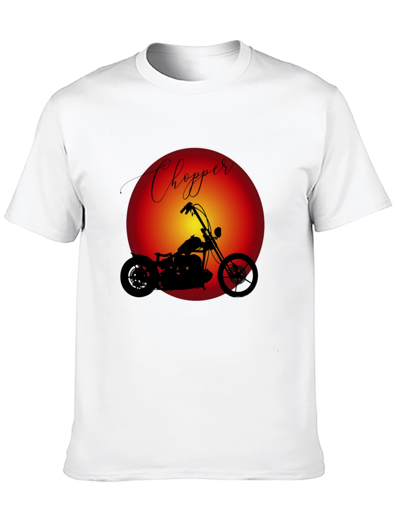 Chopper Motorcycle Graphic T-Shirt